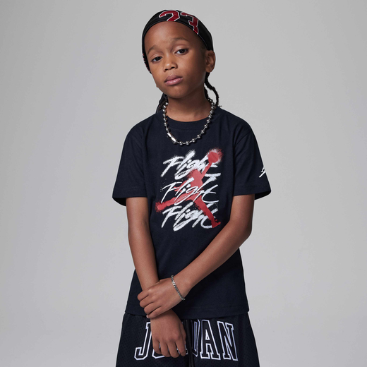Shorts & Tees-JRDN, Jordan Jumpman Flight Sprayed Tee, Younger Kids' T-Shirt