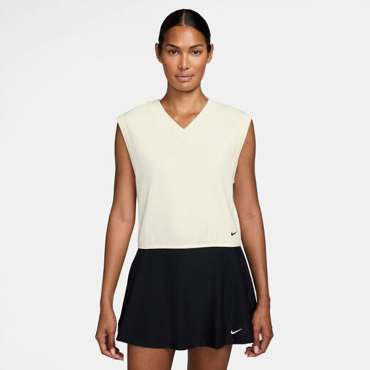 جاكيتات بأكمام وبلا أكمام-نايكي, نايكي, سترة الجولف بياقة V للنساء