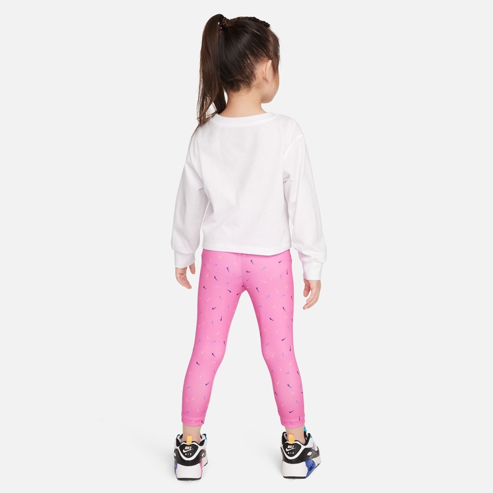 Buy Nike Graphic Tee and Printed Leggings Set Toddler 2 Piece Set Pink Nike Kuwait Official