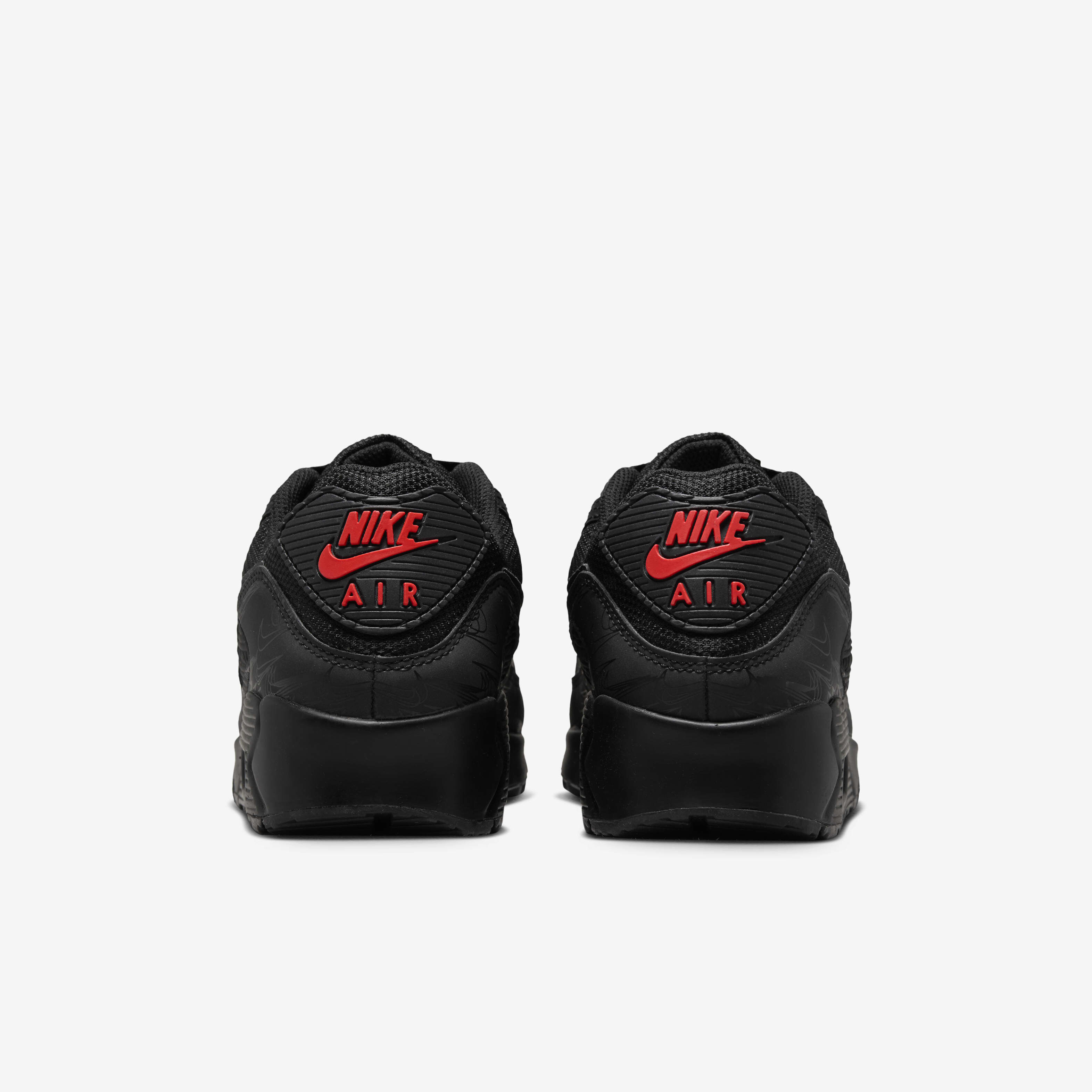 nike air max 90 mens black and red