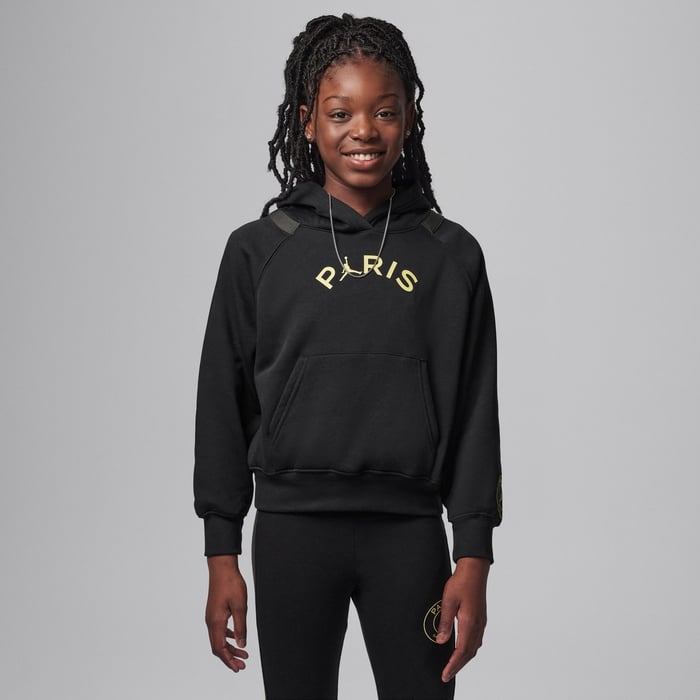 Buy Jordan Paris Saint-Germain Big Kids' Pullover Hoodie Black