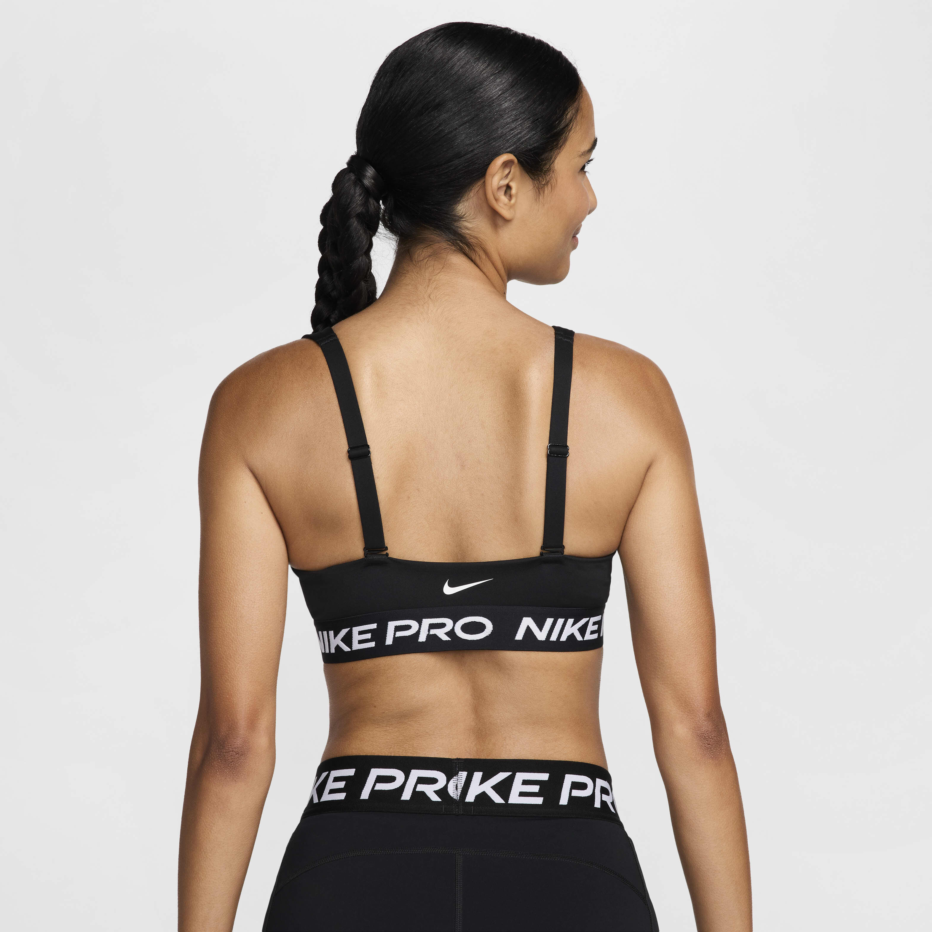 Buy Nike Pro Indy Plunge Women s Medium Support Padded Sports Bra Nike Kuwait Official