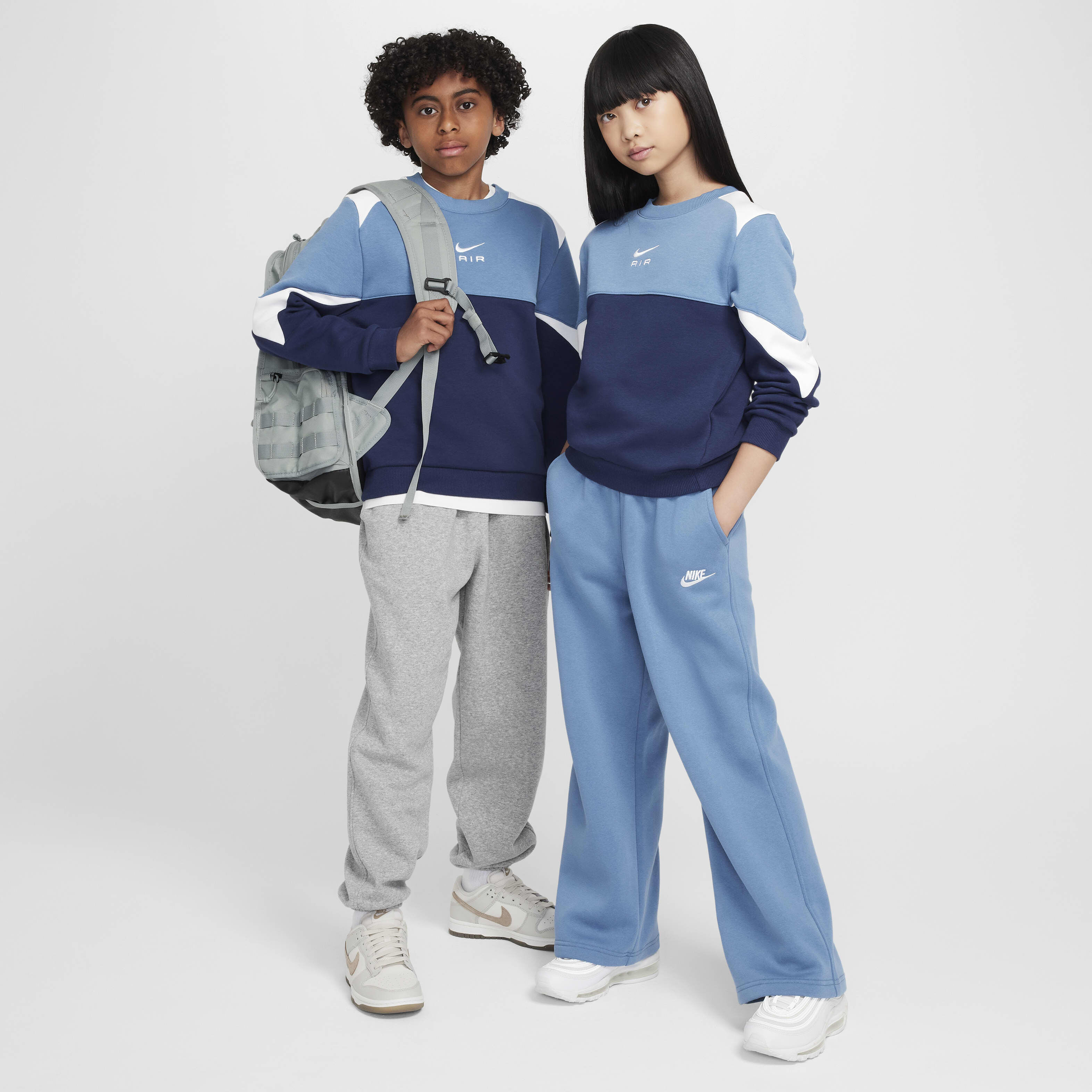 Nike junior air crewneck sweatshirt store