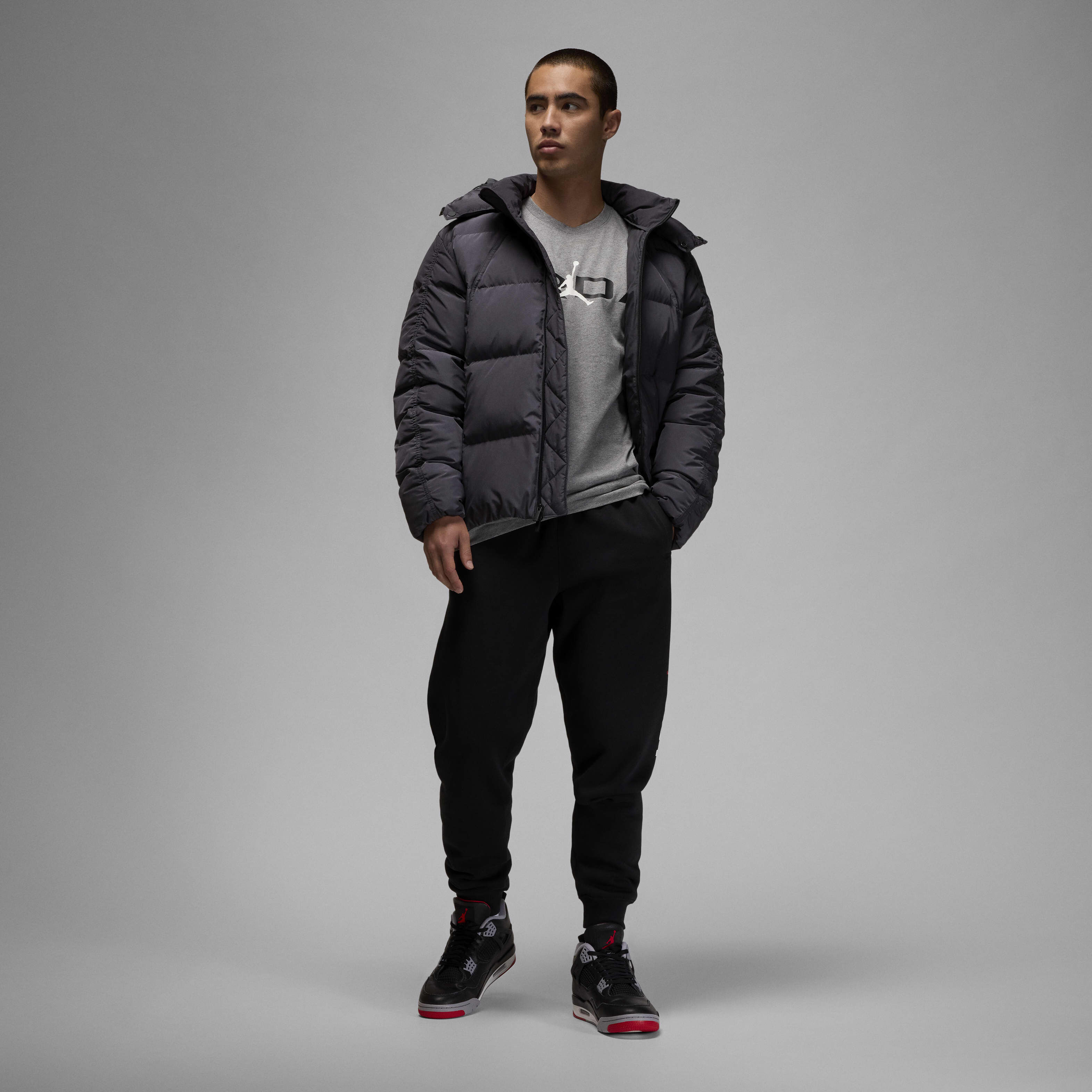 Buy Jordan Men's T-Shirt - Carbon Heather/Black/White | Nike