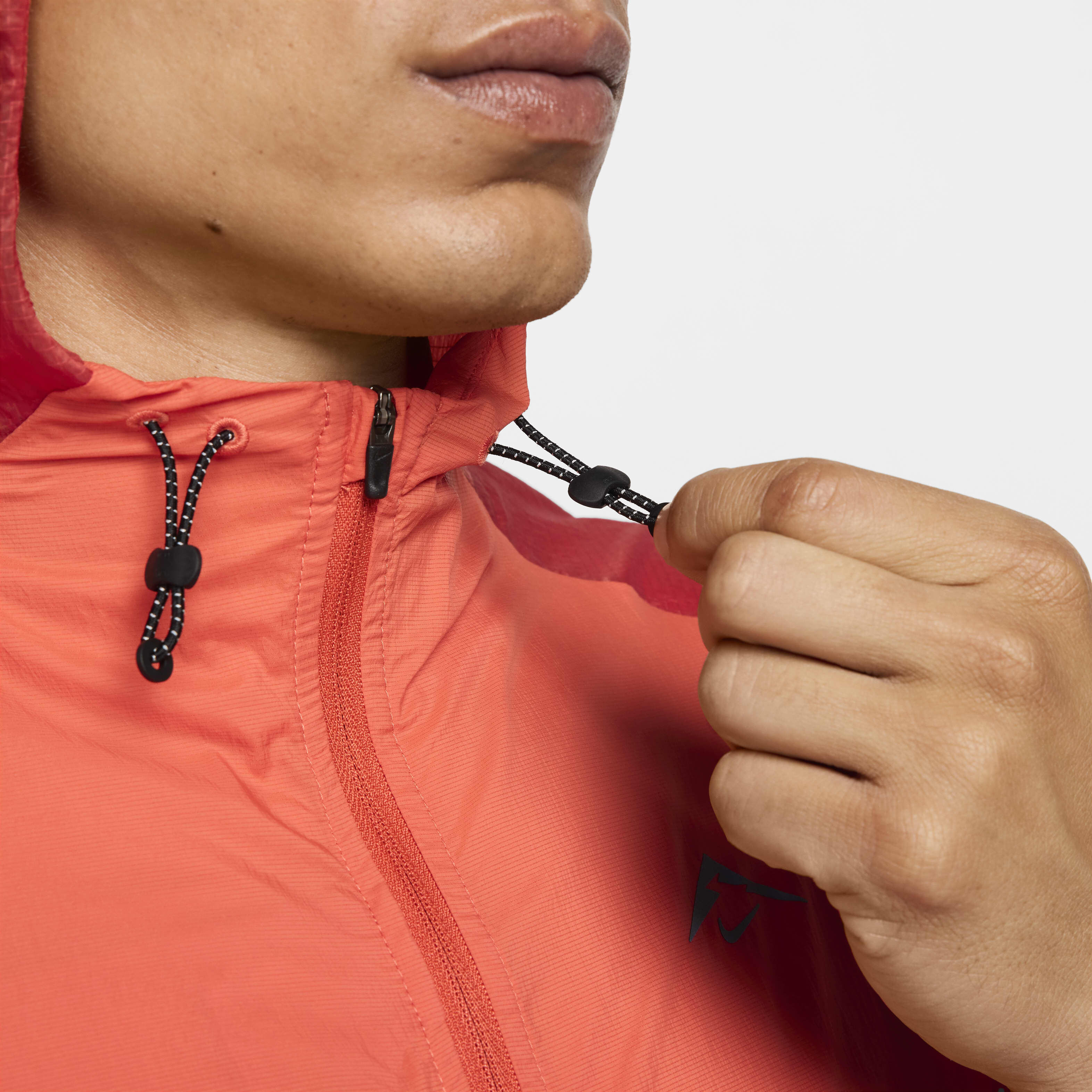 Nike red running jacket online