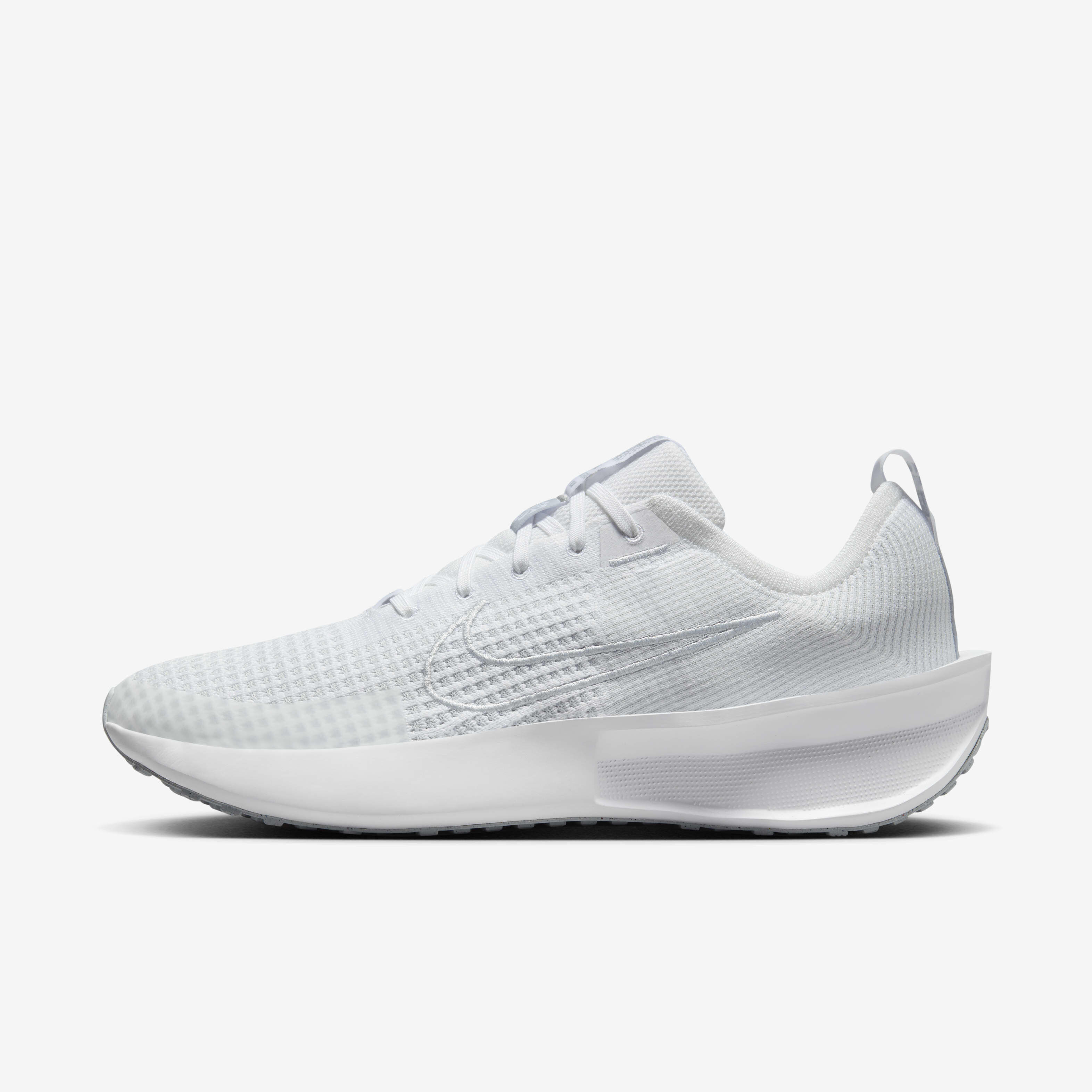 Buy Nike Interact Run Men s Road Running Shoes White Wolf Grey Pure Platinum Nike Kuwait Official