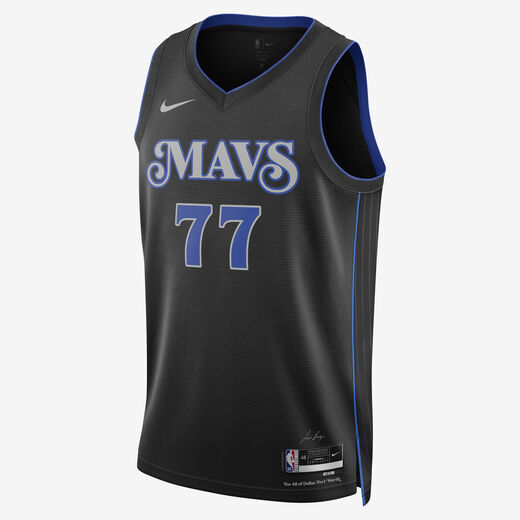 Men's Sleeveless Tank Tops-Nike, Luka Dončić Dallas Mavericks 2023/24 City Edition, Men's Nike Dri-FIT NBA Swingman Jersey