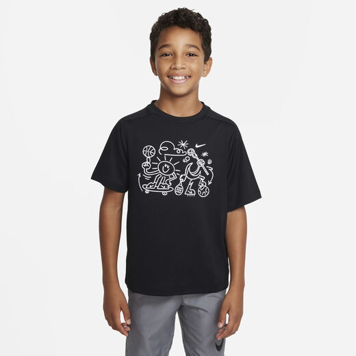 تيشيرتات وقمصان-نايكي, نايكي دراي-فت ملتي+, تيشيرت التمرين للأطفال الكبار (للاولاد)