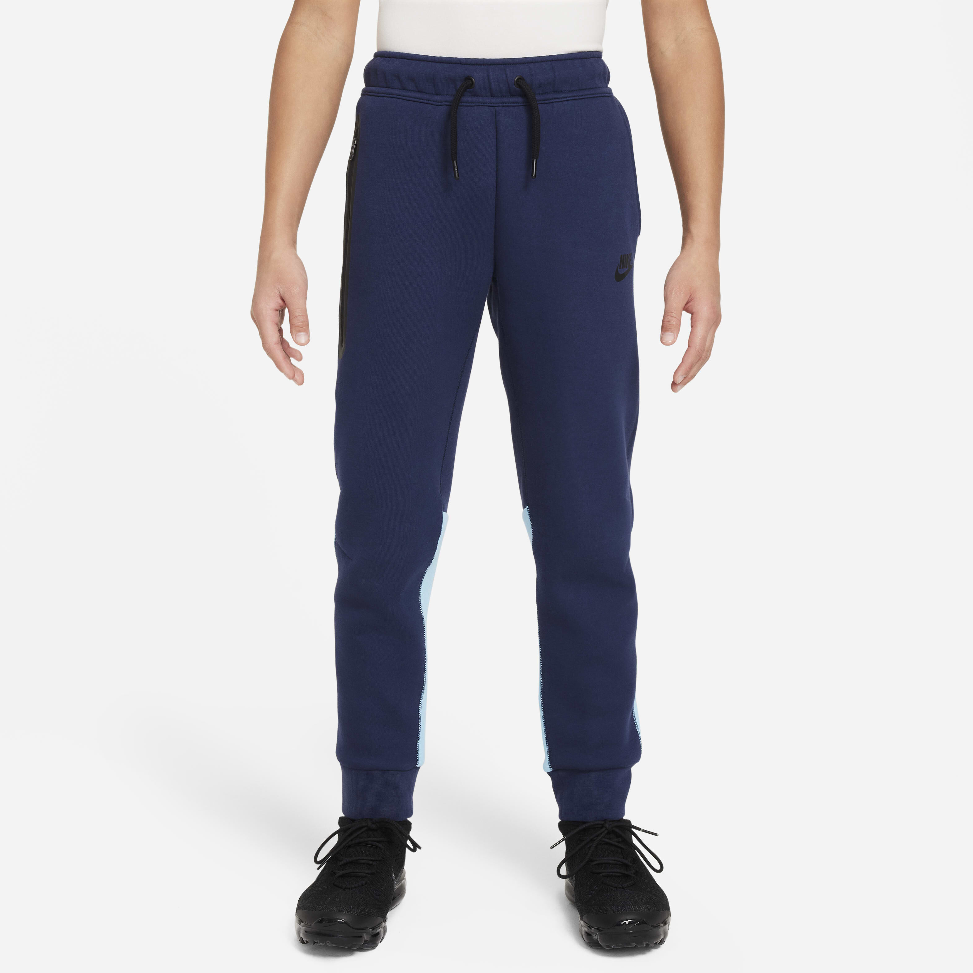 Nike tech fleece pants navy 2025