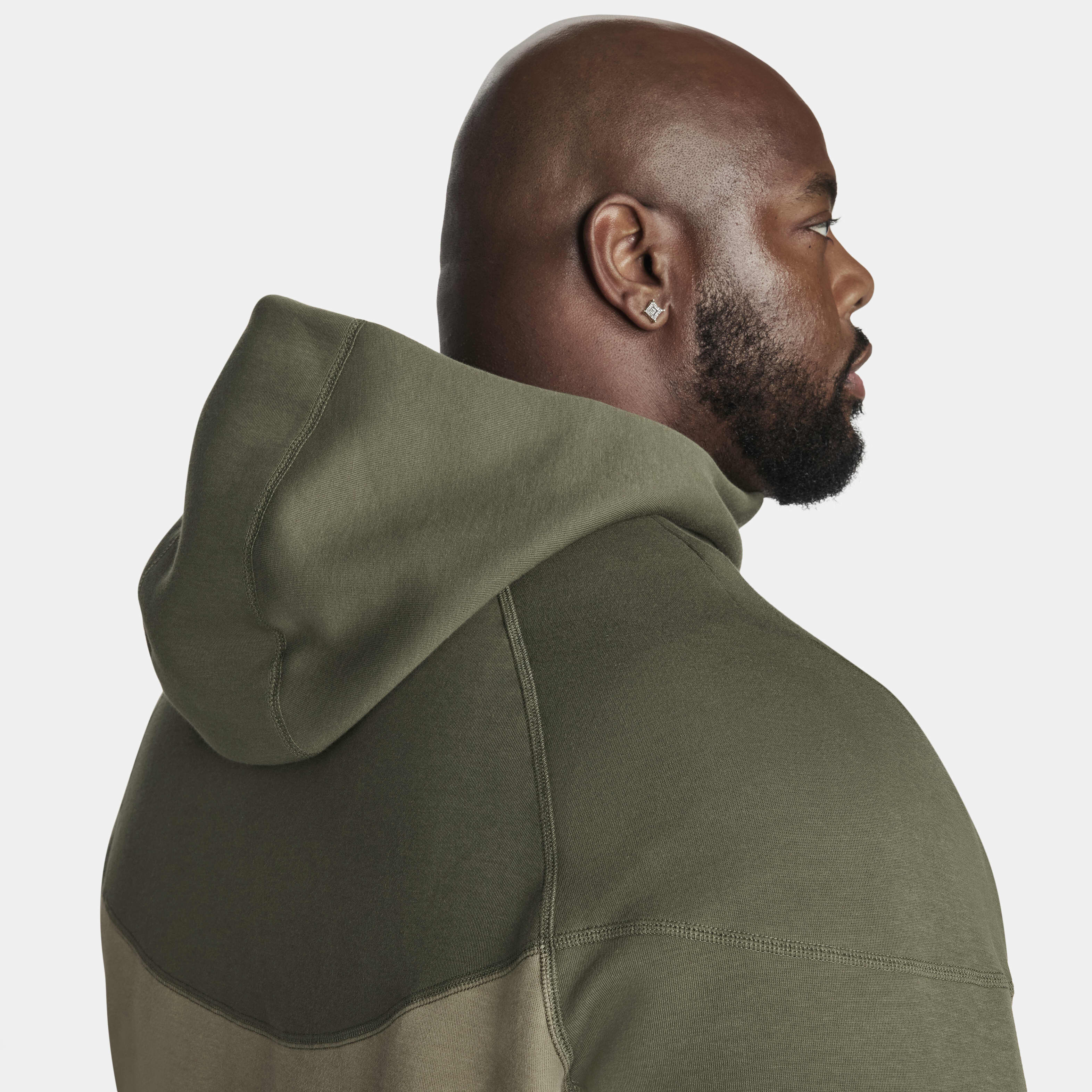 Buy Nike Sportswear Tech Fleece Windrunner Men's Full-Zip Hoodie - Neutral  Olive/Medium Olive/Black | Nike Kuwait Official
