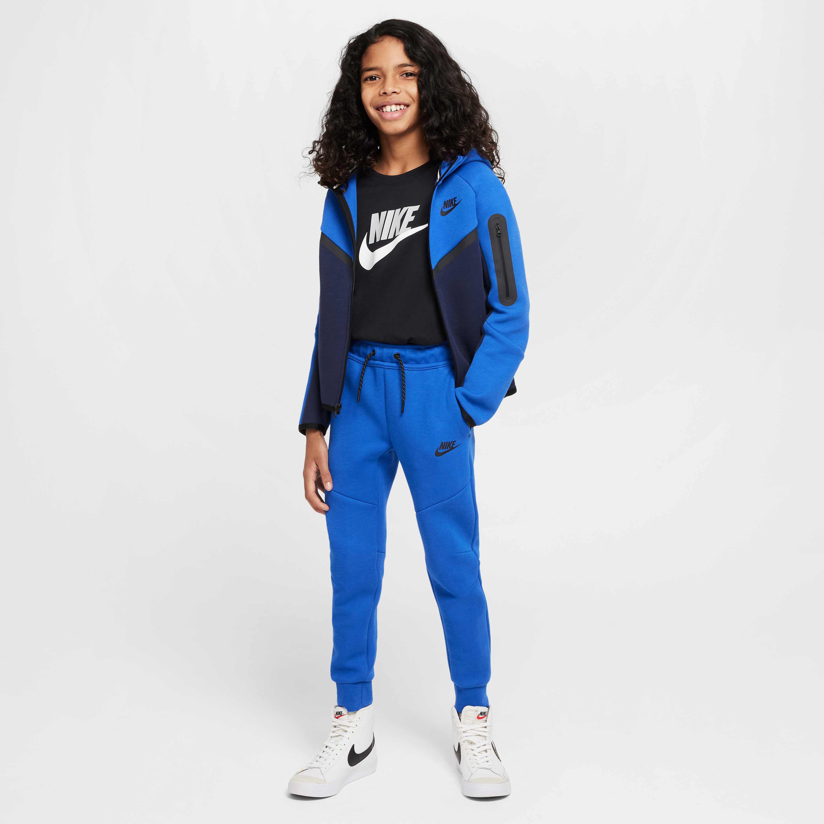 ウォーキング・ランニングウェア NIKE Tech Fleece Black Nike Sportswear TECH FLEECE - Zip-up sweatshirt - black