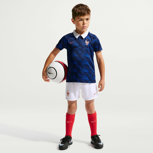 Sets-Nike, FFF 2026 Stadium Home, Younger Kids' Nike Football Replica 3-Piece Kit