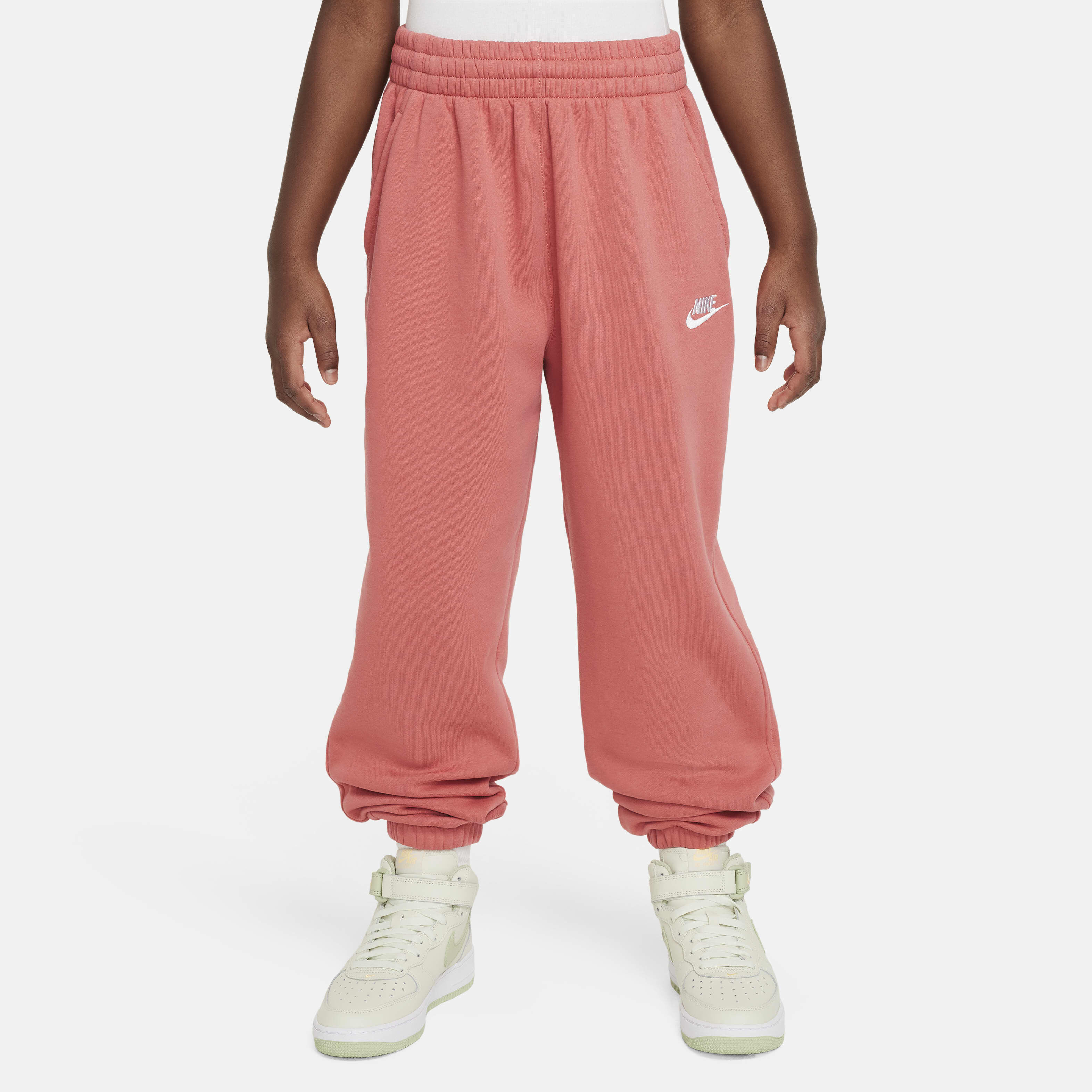 Pink quartz nike joggers top