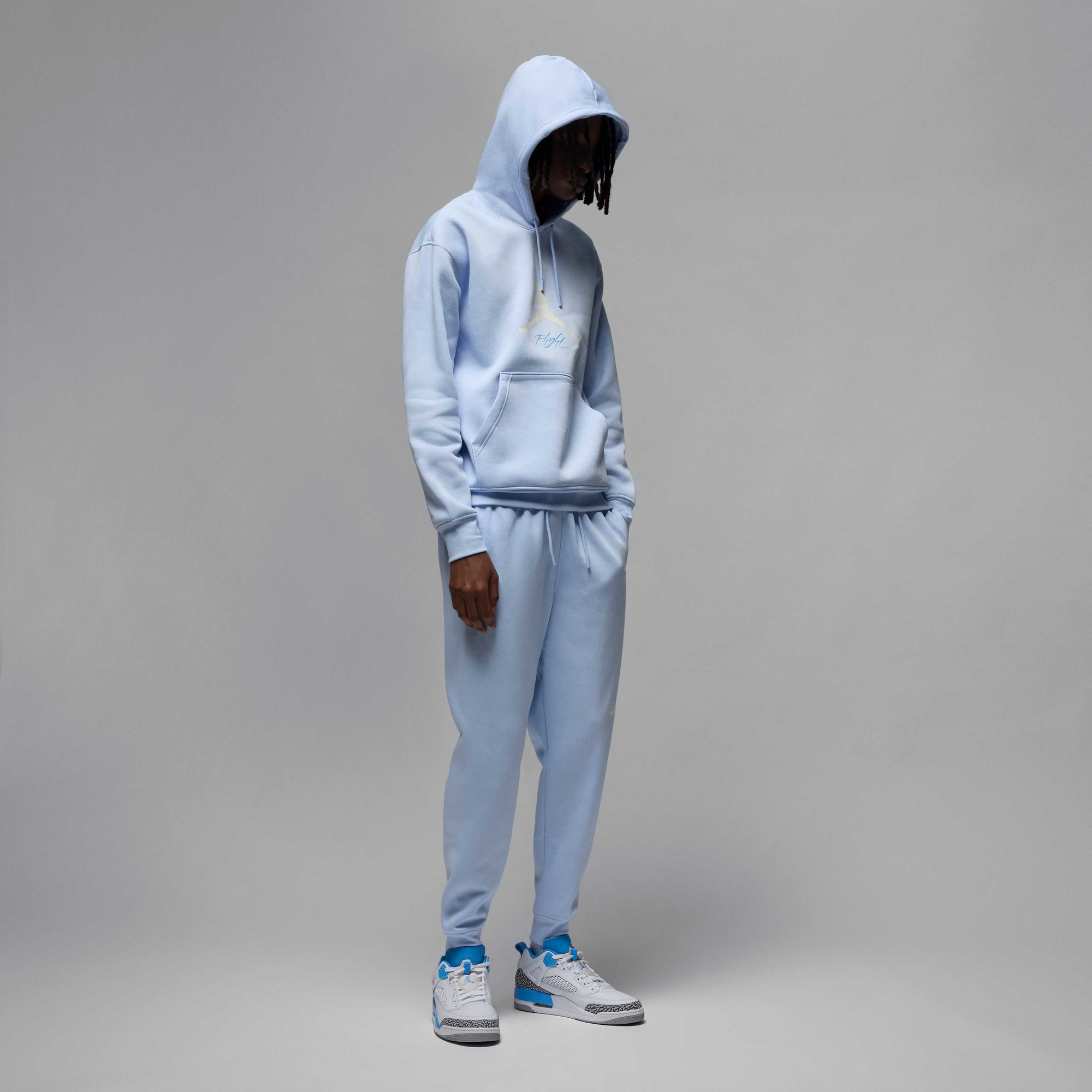 【NIKE】ナイキ Jordan Essentials☆ フリースフーディ Buy Jordan Essentials Men's Fleece Hoodie - Hydrogen Blue