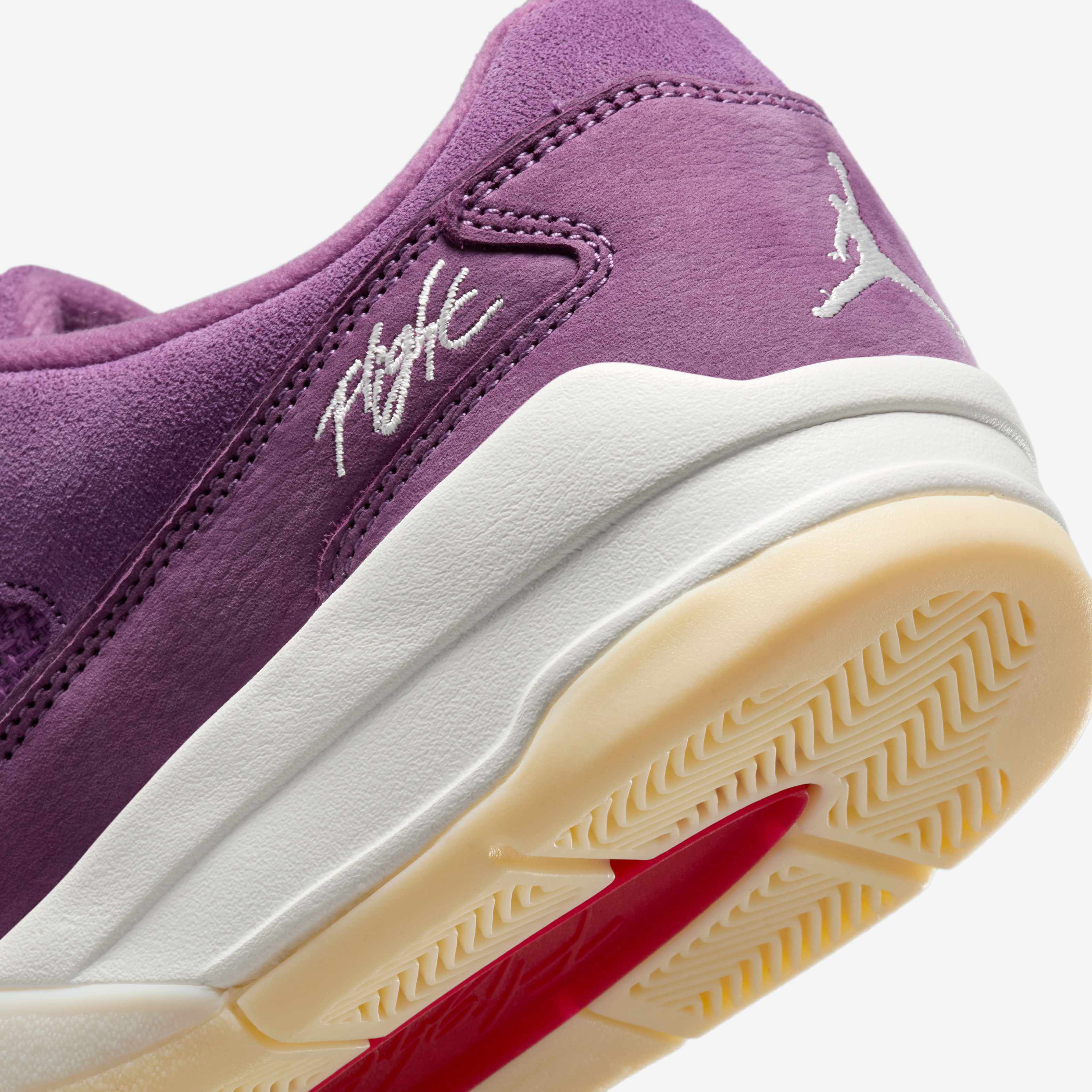 purple jordan flights