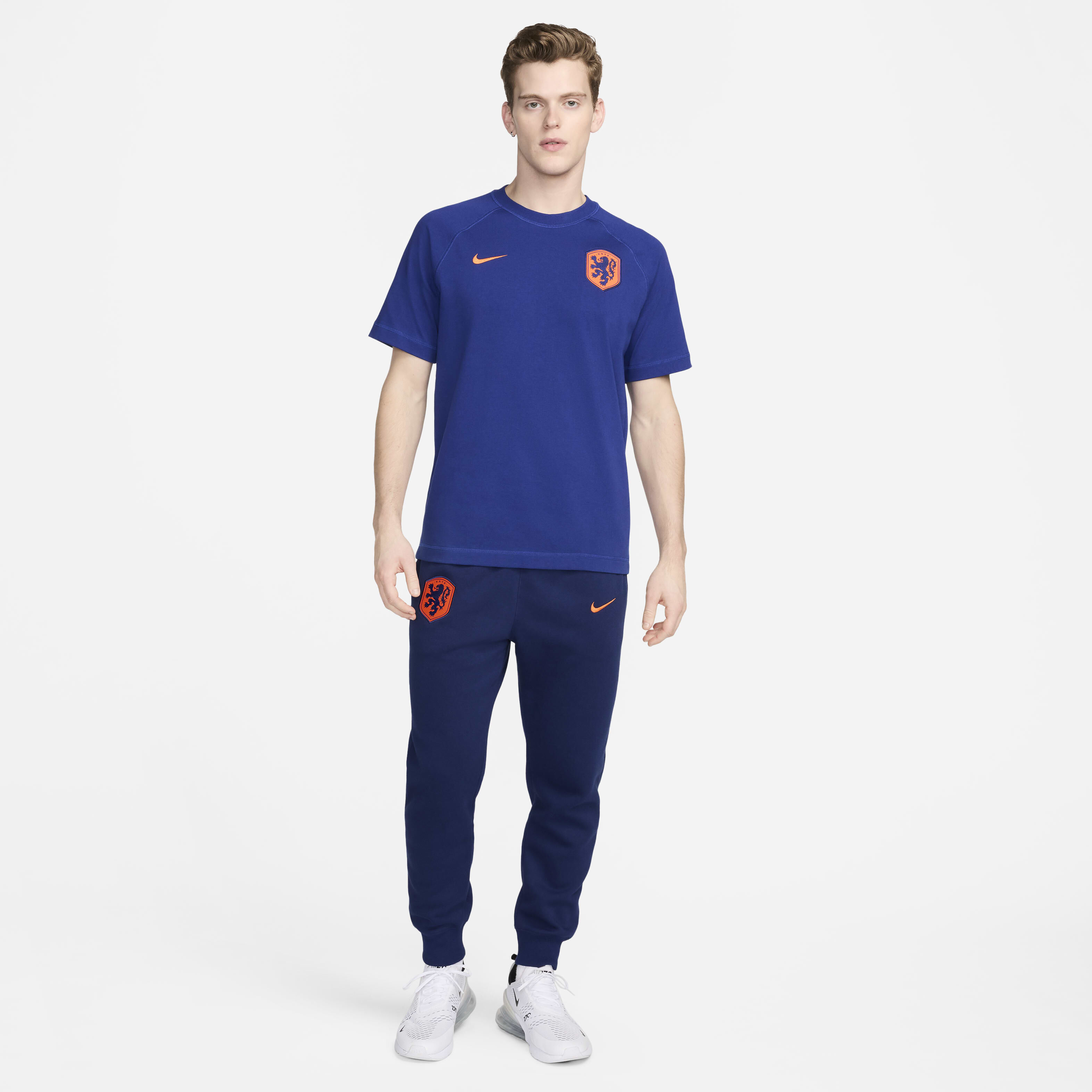 Buy Netherlands Travel Nike Football Short-Sleeve Top - Deep Royal
