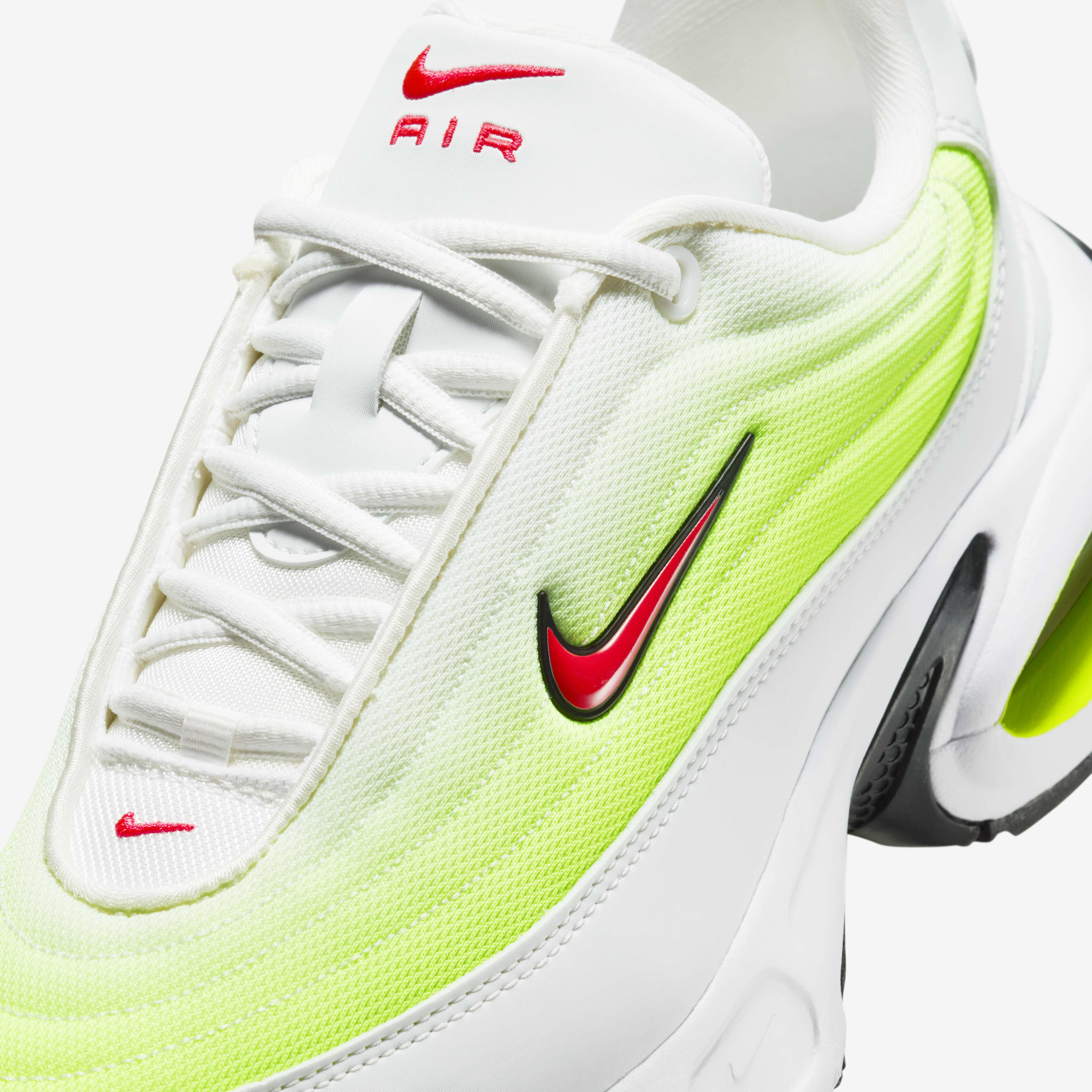 Nike air max plus womens volt red white top