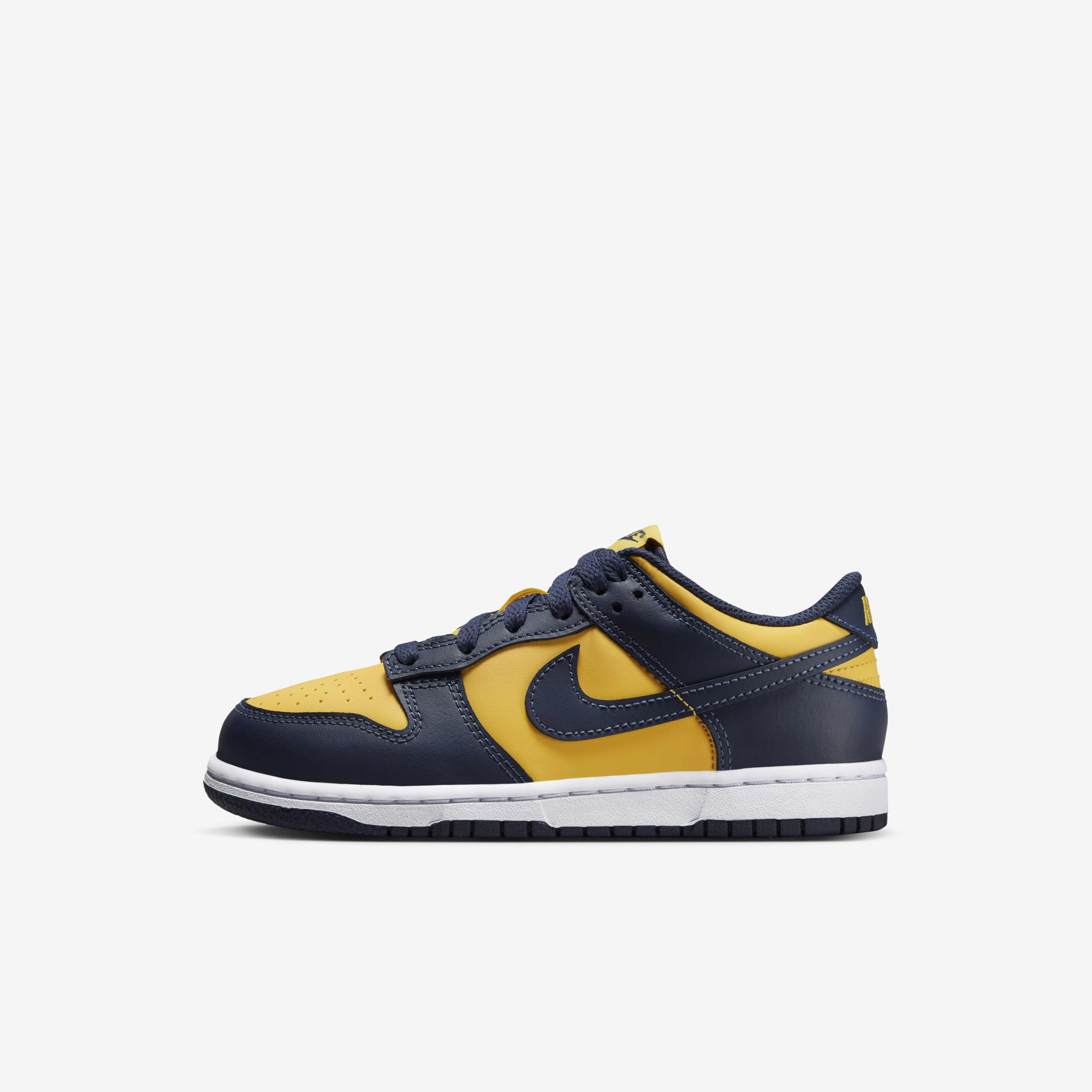 Buy Nike Dunk Low Younger Kids Shoes Varsity Maize White Total Orange Midnight Navy Nike Kuwait Official