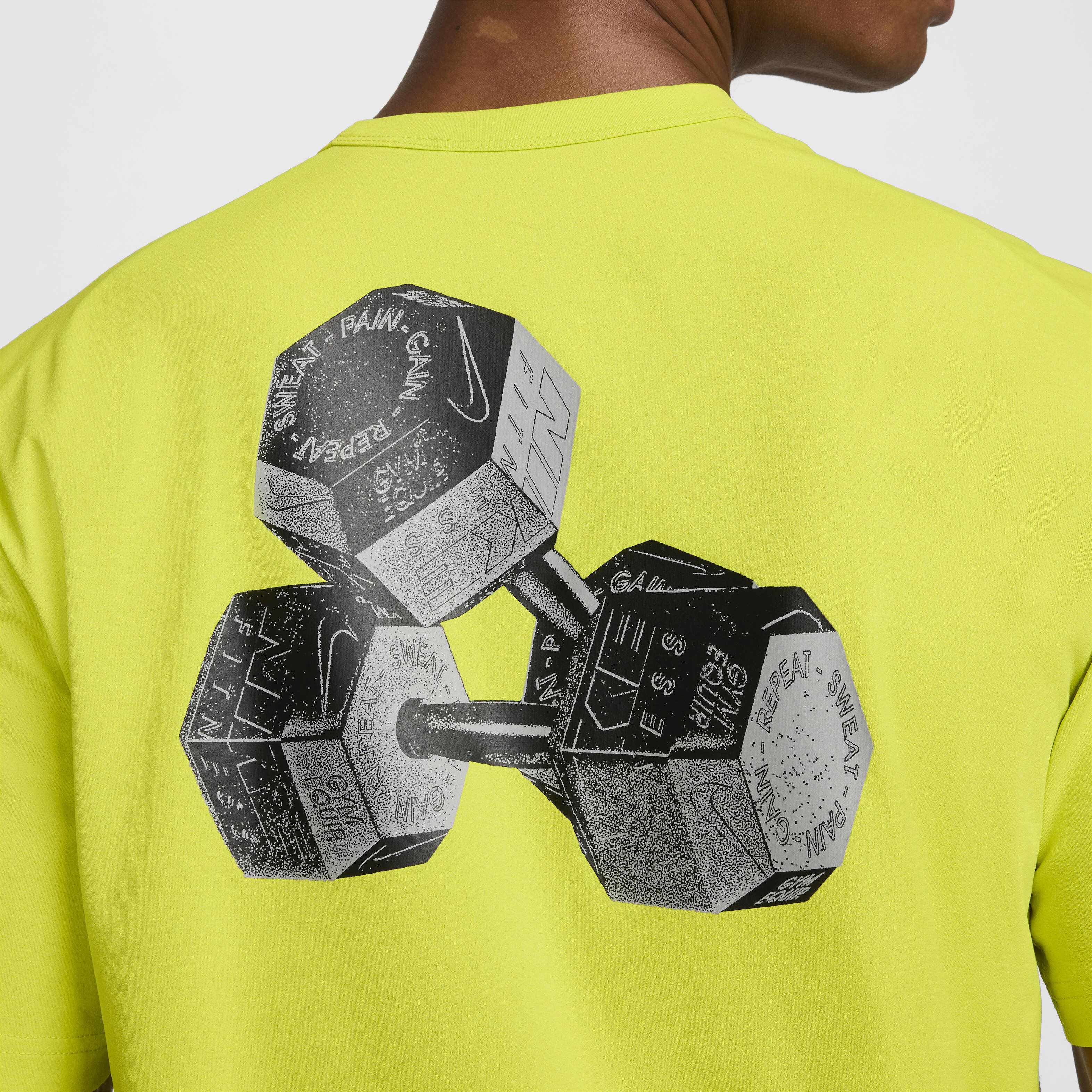 Buy Nike Hyverse Men s Dri FIT Short Sleeve Fitness Top Bright Cactus Nike Kuwait Official