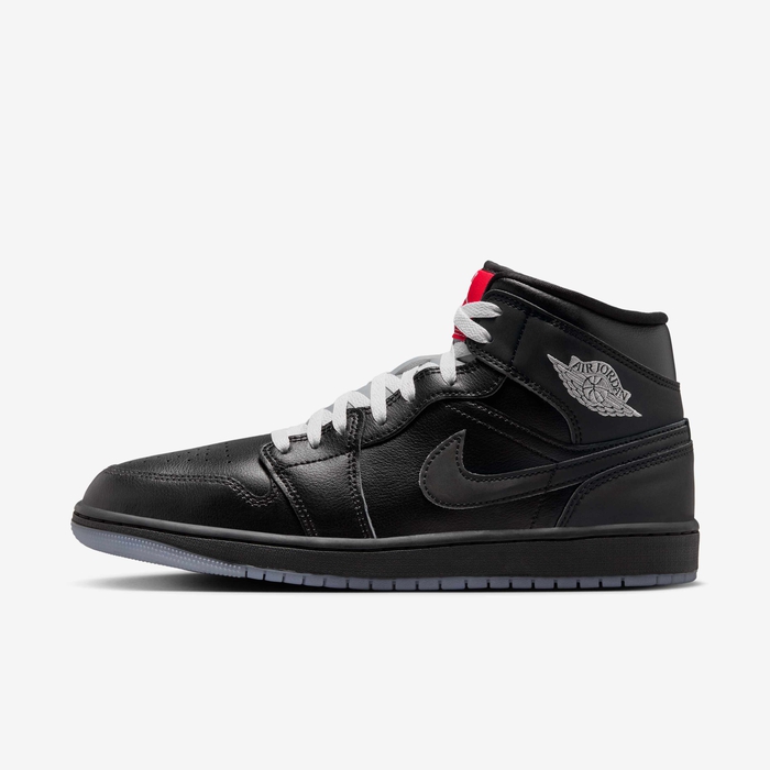 Buy Air Jordan Mid SE Men's Shoes Black/White/Wolf Grey/Black