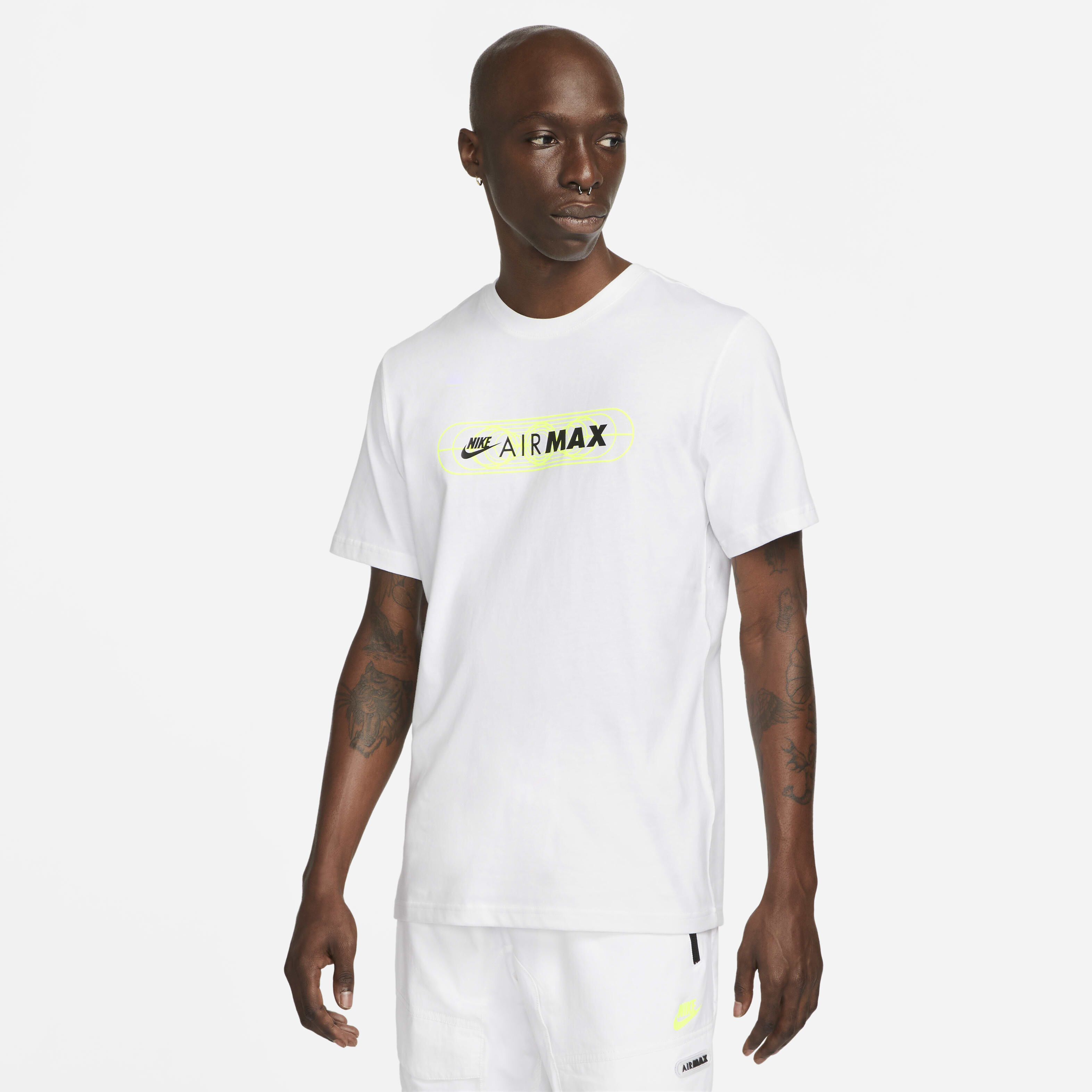 ★Nike★ Sportswear Max 90 T-shirt M Medium Ash White Medium Nike Sportswear Max90 T-Shirt. Nike CA