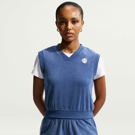 Women's Sleeveless Tank Tops-Nike, Nike Sportswear Chill Terry, Women's Tank Top