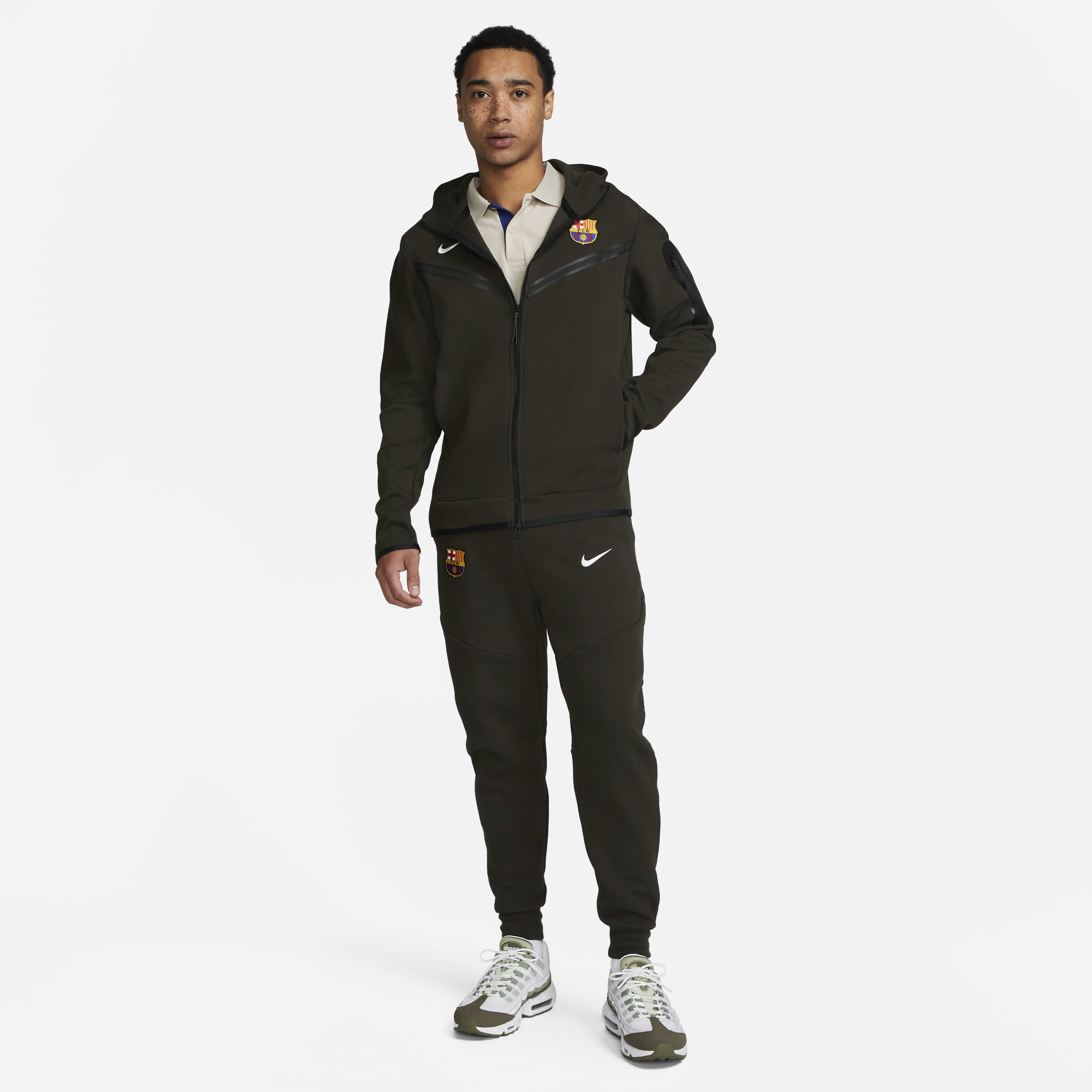 Buy F.C. Barcelona Tech Fleece Windrunner Men's Nike Full-Zip