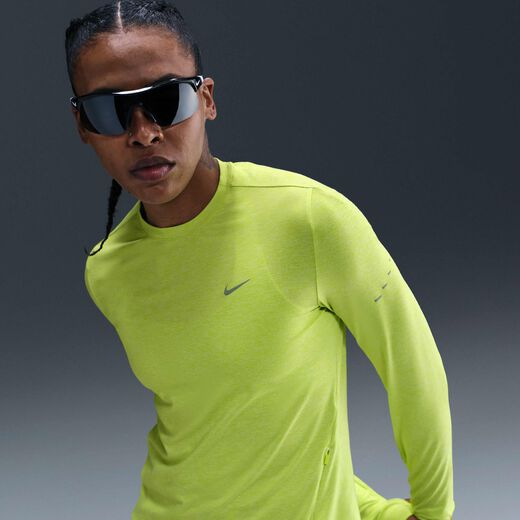 Women's Long Sleeves Shirts-Nike, Nike Swift, Women's Dri-FIT UV Long-Sleeve Crew-Neck Running Top