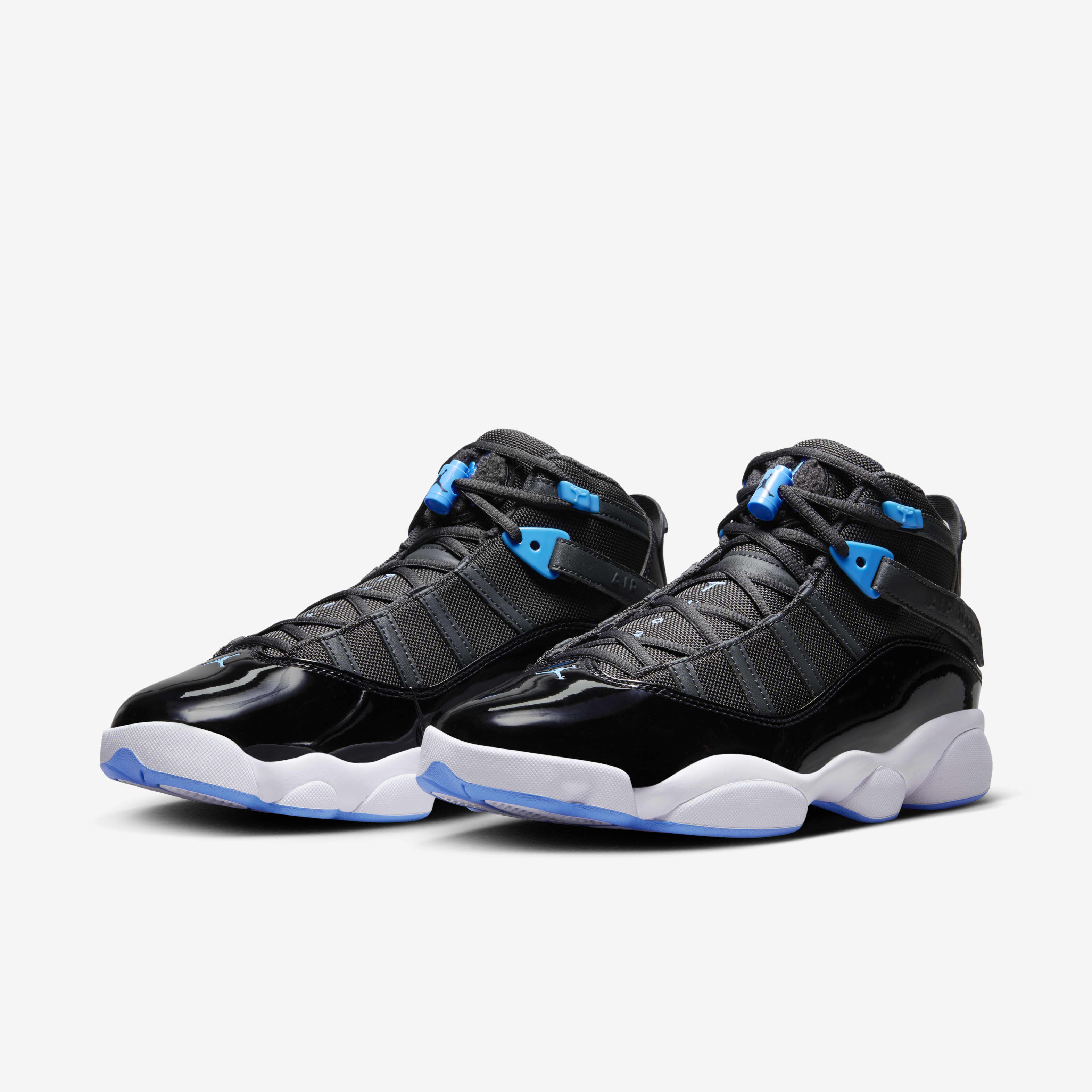 Buy Jordan 6 Rings Men s Shoes Anthracite Black White University Blue Nike Kuwait Official