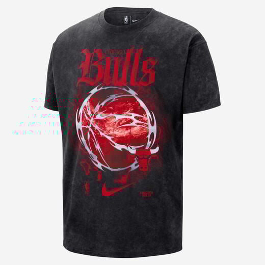Men's T-shirts-Nike, Chicago Bulls Courtside, Men's Nike NBA Max90 T-Shirt Men's T-shirts-Nike, Chicago Bulls Courtside, Men's Nike NBA Max90 T-Shirt