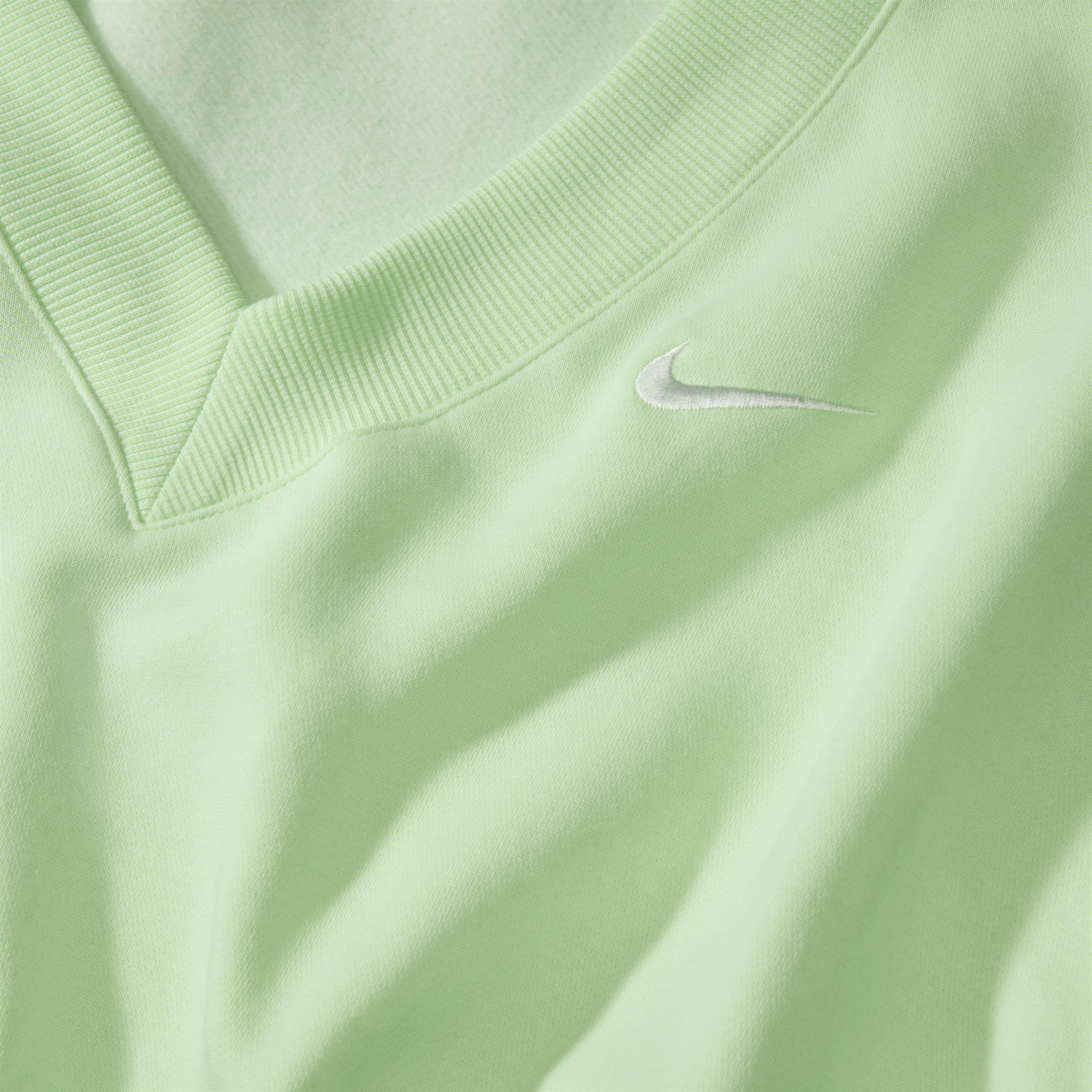 Buy Nike Sportswear Phoenix Fleece Women s Cropped V Neck Top Nike Kuwait Official