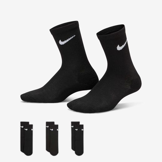 Kids' Clothing-Nike, Nike, Younger Kids' Cushioned Crew Socks (3-Pack)