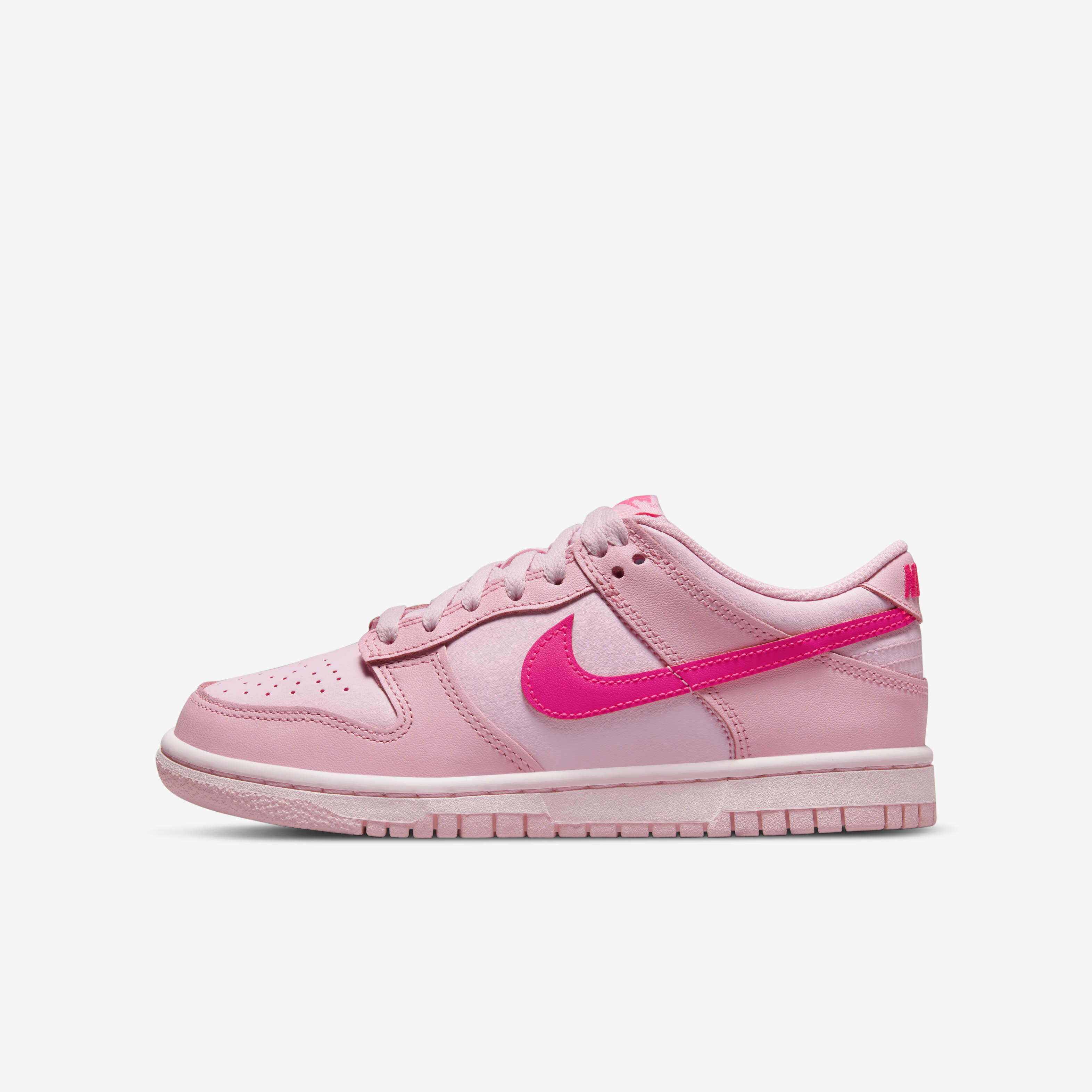 Buy Nike Dunk Low Older Kids' Shoes Medium Soft Pink/Hyper Pink