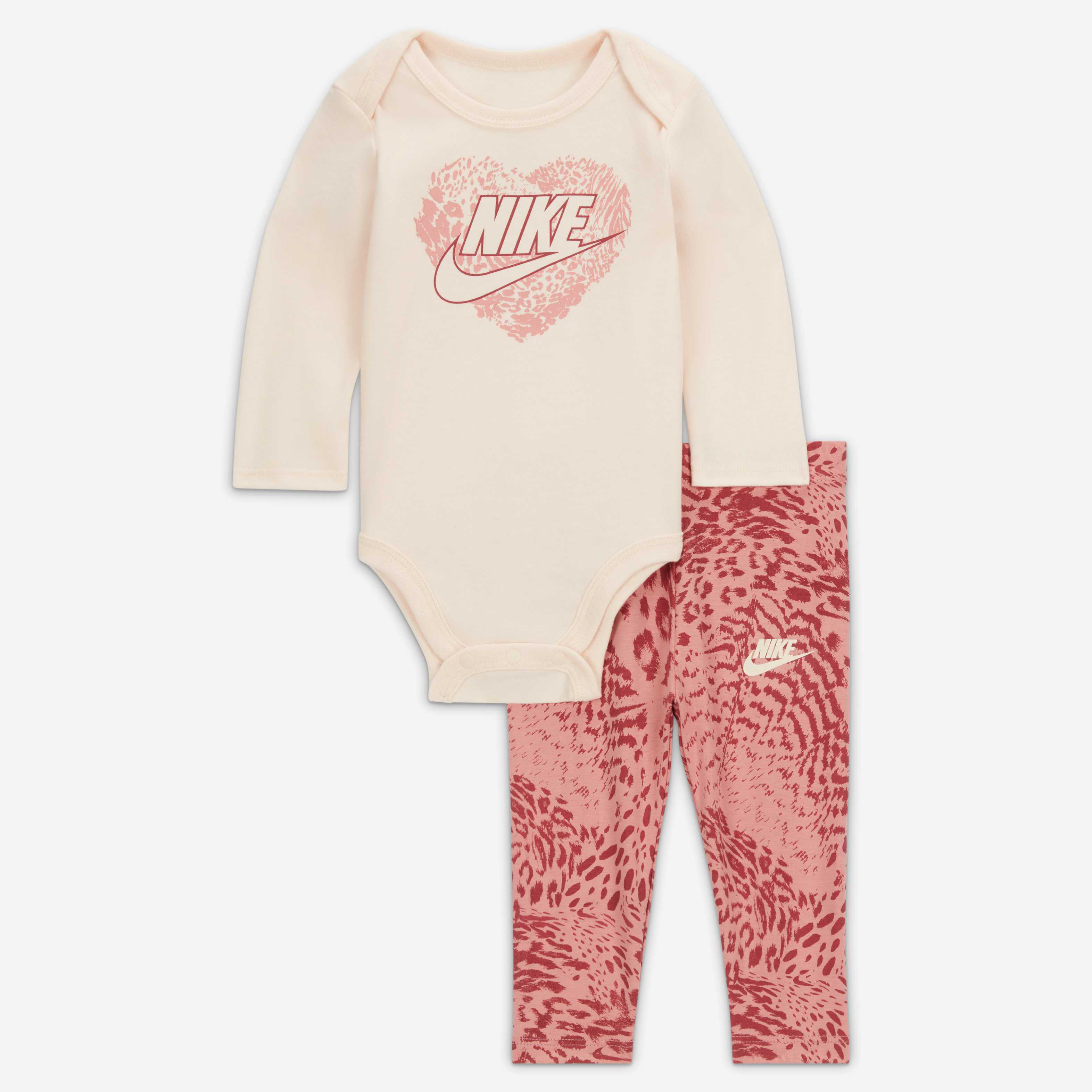 Nike Animal Print Bodysuit and Leggings Set image number 0