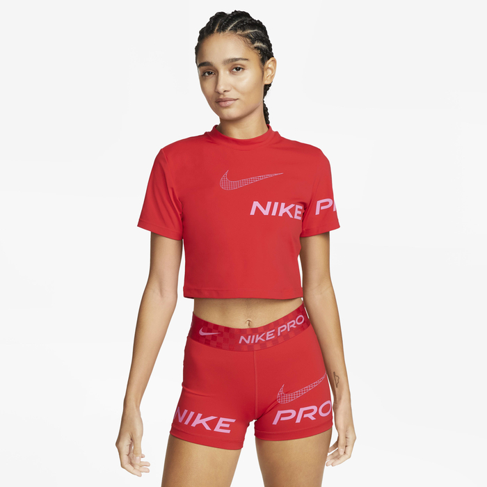 Cropped Women's Training Top Buy Nike Pro Dri-FIT Women's Short-Sleeve Cropped Graphic Training