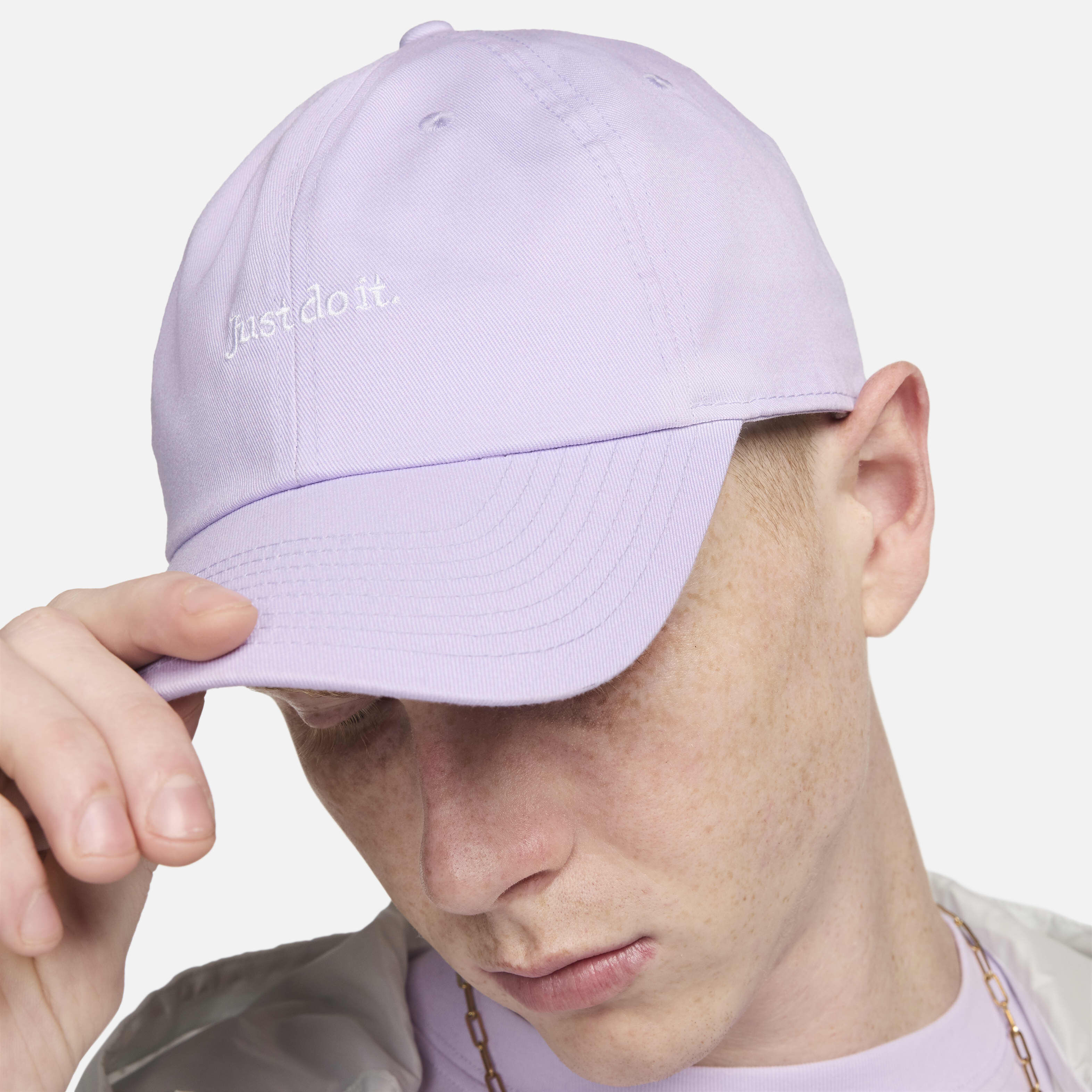 Buy Nike Club Unstructured JDI Cap - Lilac Bloom/White