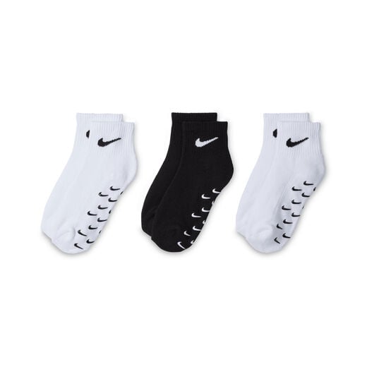 Kids' Accessories & Equipment-Nike, Nike, Little Kids' Gripper Ankle Socks (3 Pairs)