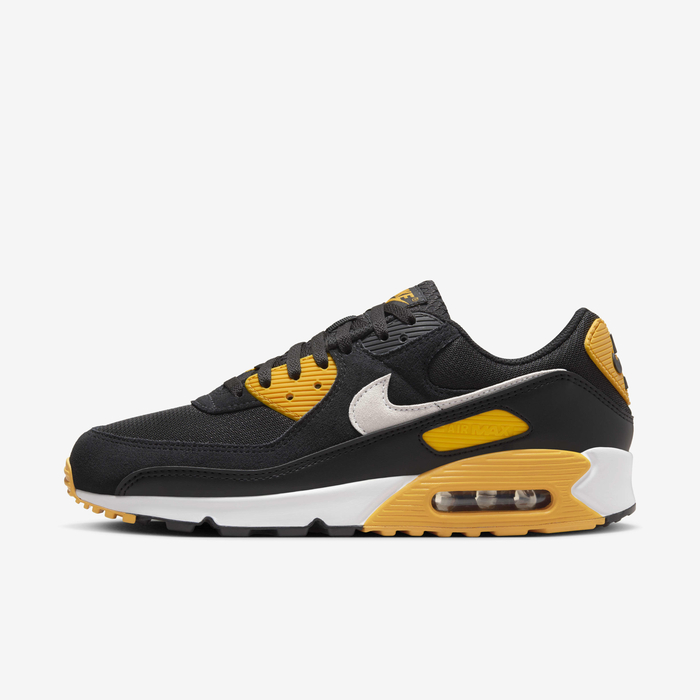 Buy Nike Air Max 90 Men's Shoes Black/University Gold/White