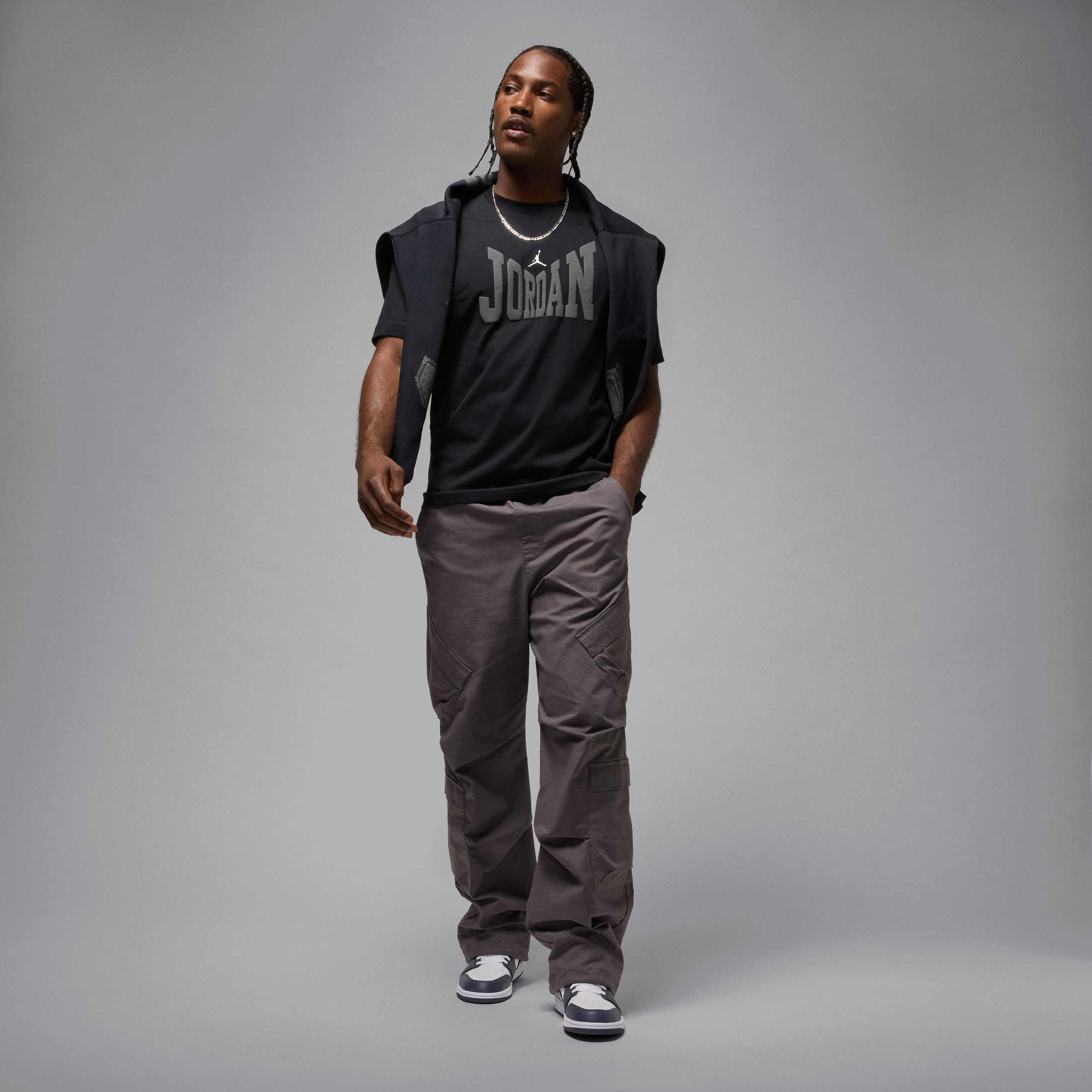 ★ Nike★ Jordan Brooklyn M Black Sail HV3894010 HV3894-010 Buy Jordan Brooklyn Men's T-Shirt - Black/Sail | Nike Kuwait