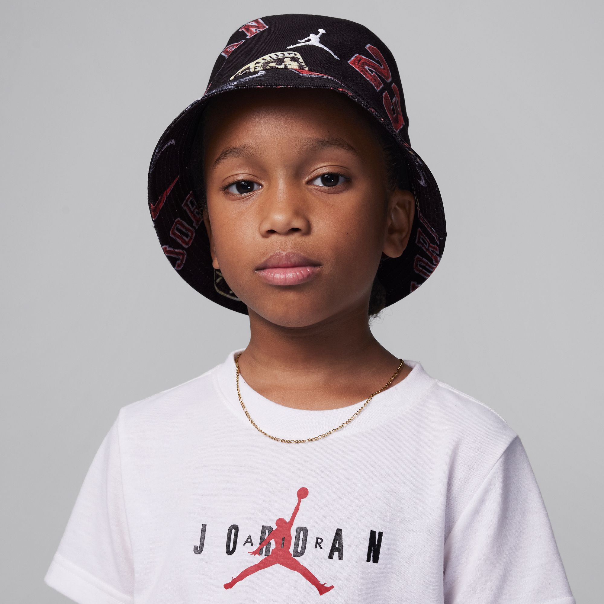 Buy Jordan Icons Big Kids' Bucket Hat Black Nike Kuwait Official