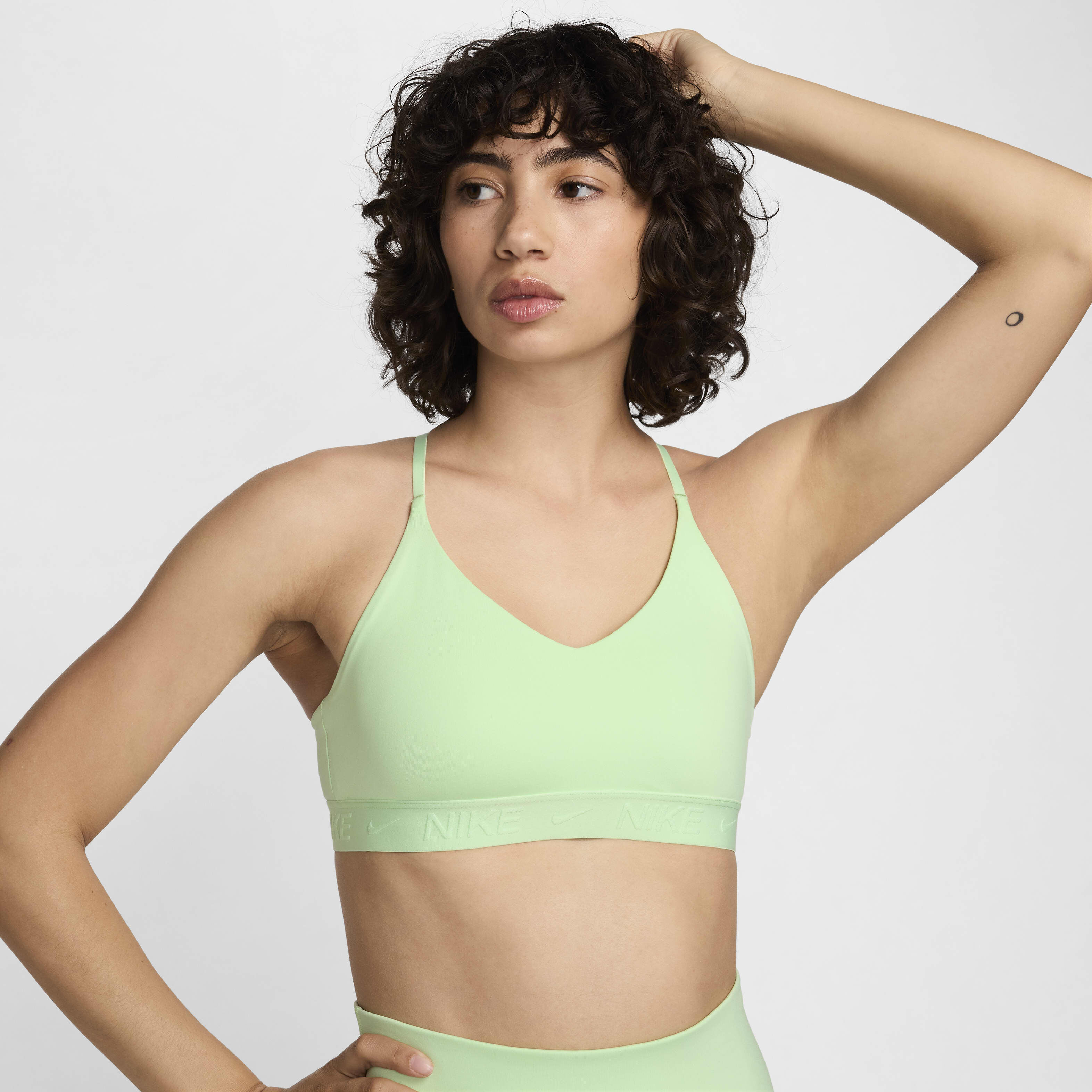 Nike lime green sports bra new arrivals