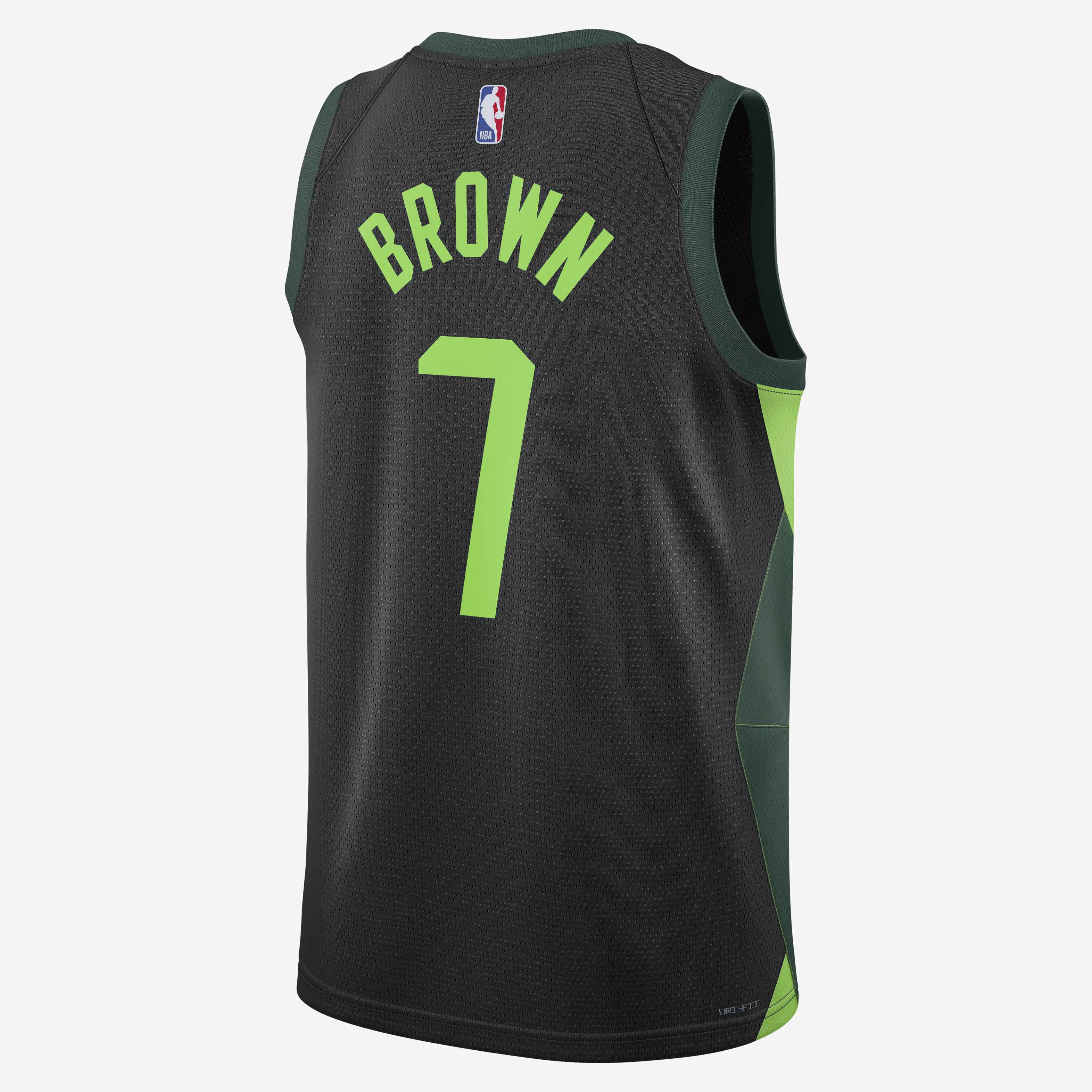 Buy Jaylen Brown Boston Celtics 2024/25 City Edition Men's Nike Dri-FIT NBA  Swingman Jersey - Black/Pro Green/Action Green | Nike Kuwait Official