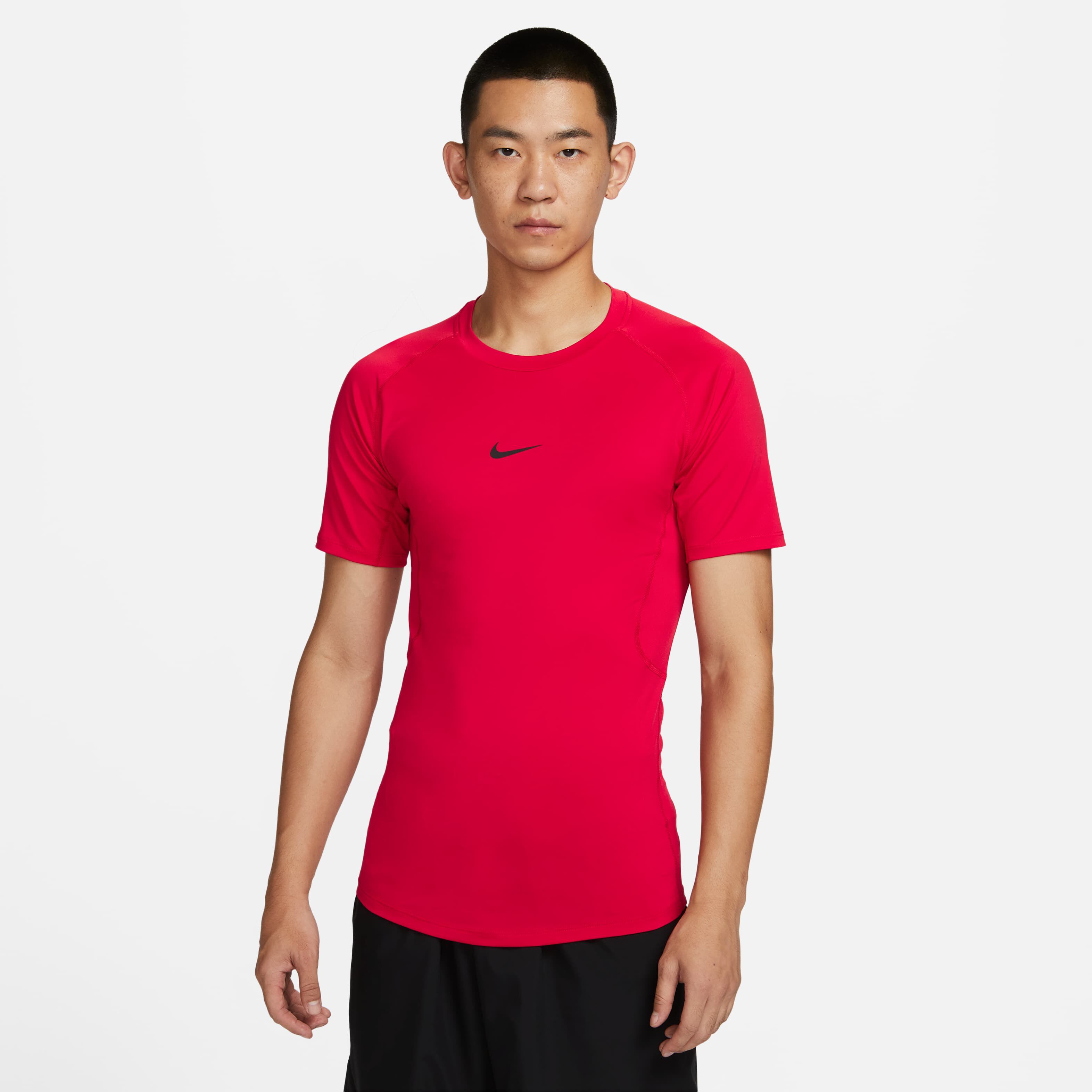 nike compression shirt red