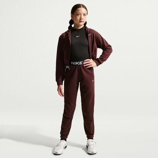 Kids Trousers & Tights-Nike, Nike Pro Fleece, Older Kids' (Girls') Dri-FIT Joggers