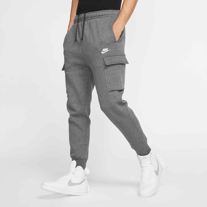 Buy Nike Sportswear Club Fleece Men's Cargo Trousers Charcoal
