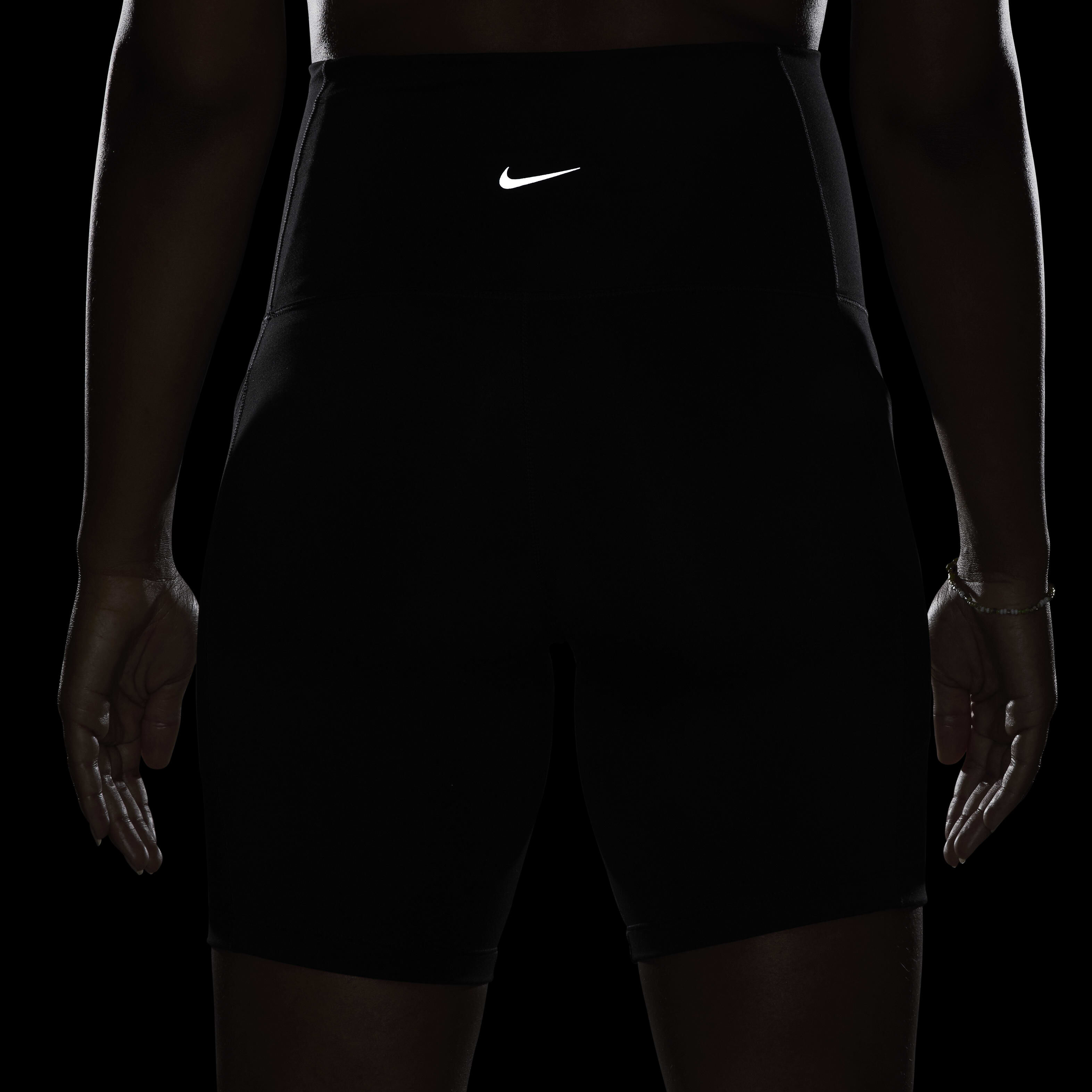 Buy Nike M One Women s Dri FIT High Waisted 20.5cm approx. Biker Shorts With Pockets Maternity Nike Kuwait Official