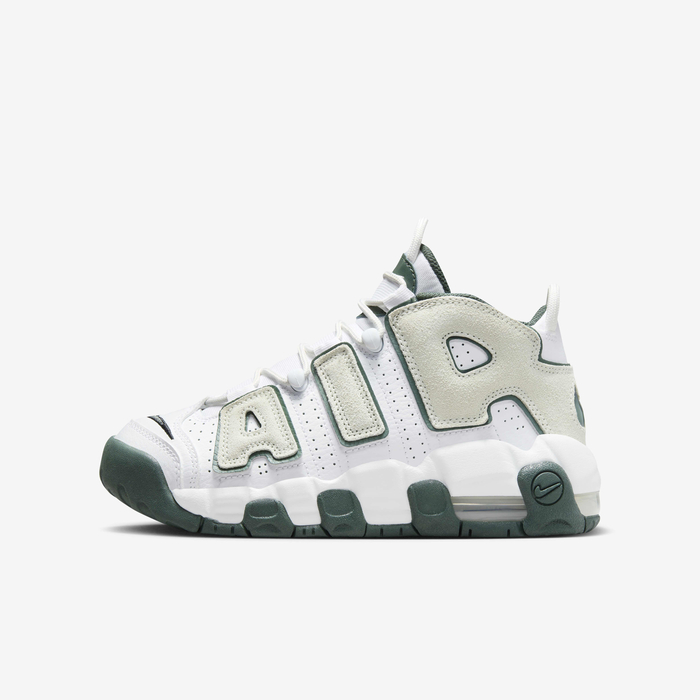 Buy Nike Air More Uptempo Older Kids' Shoes White/Vintage Green