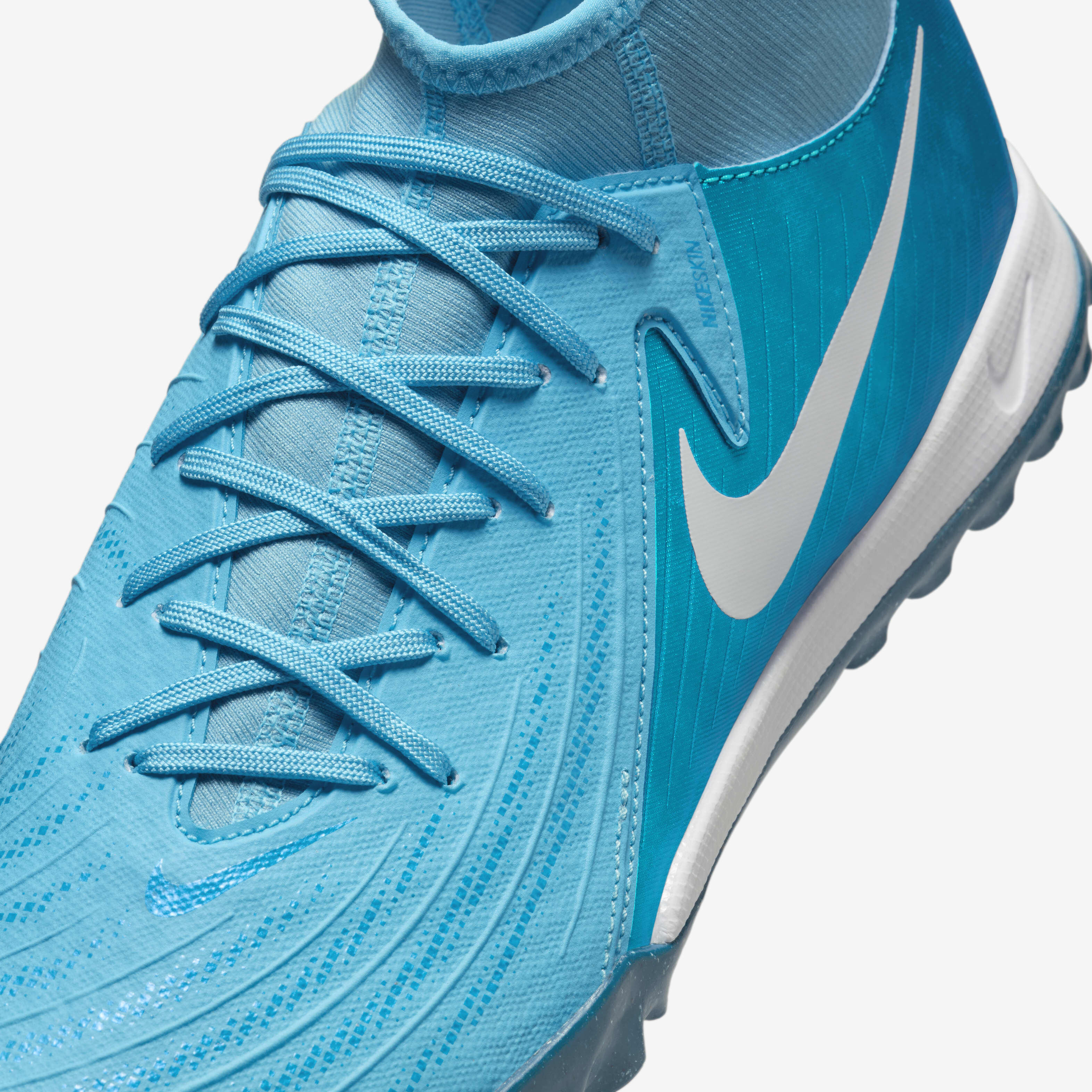 Buy Nike Phantom Luna 2 Academy TF High Top Football Shoes Blue Fury White Nike Kuwait Official