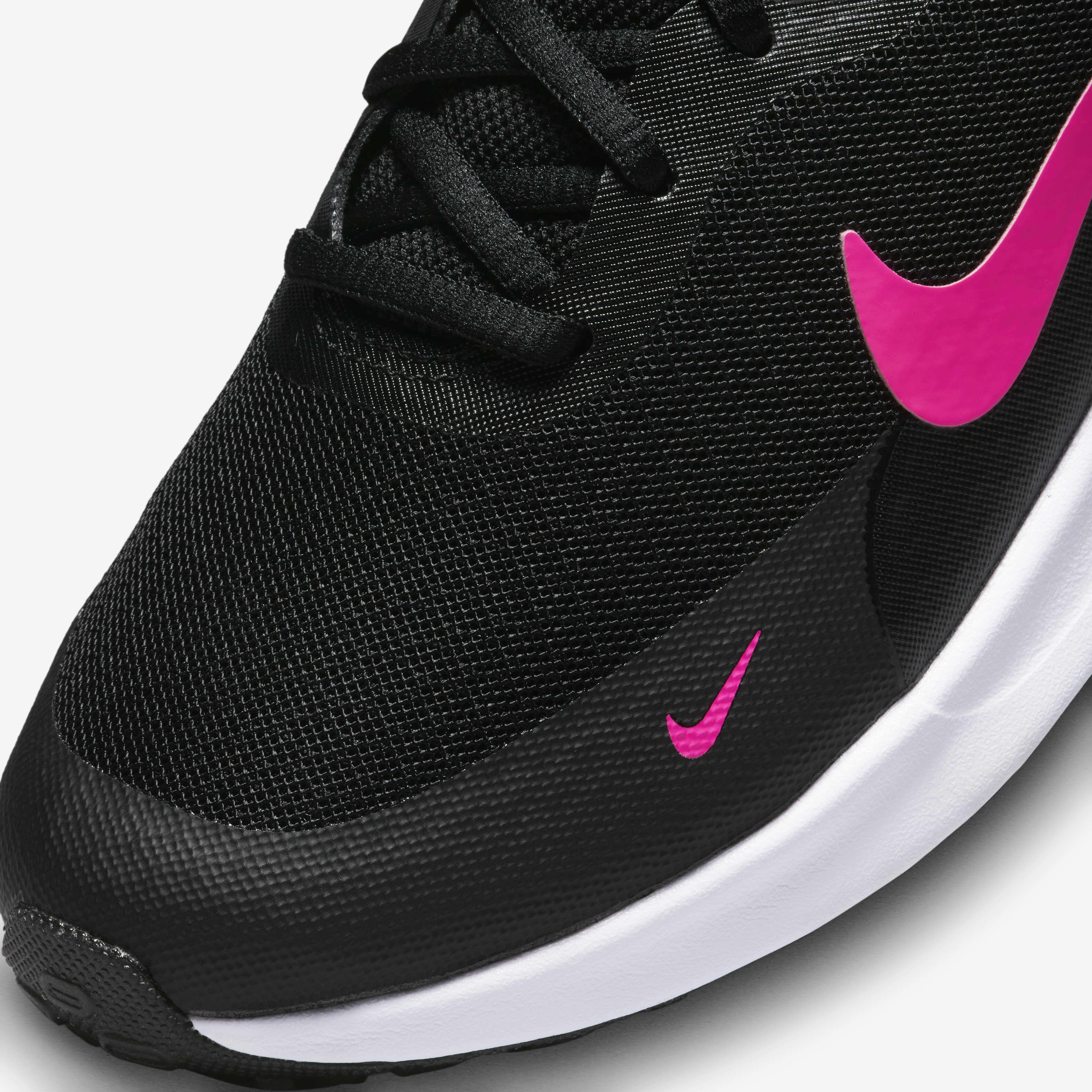 Black/pink air max oketo junior trainers cheap