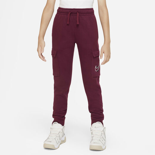 Joggers Tracksuit Bottoms-Nike, Nike Sportswear, Older Kids' (Boys') Fleece Cargo Trousers